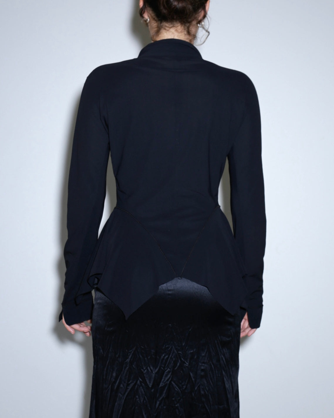 Marithé + François Girbaud peplum blouse
