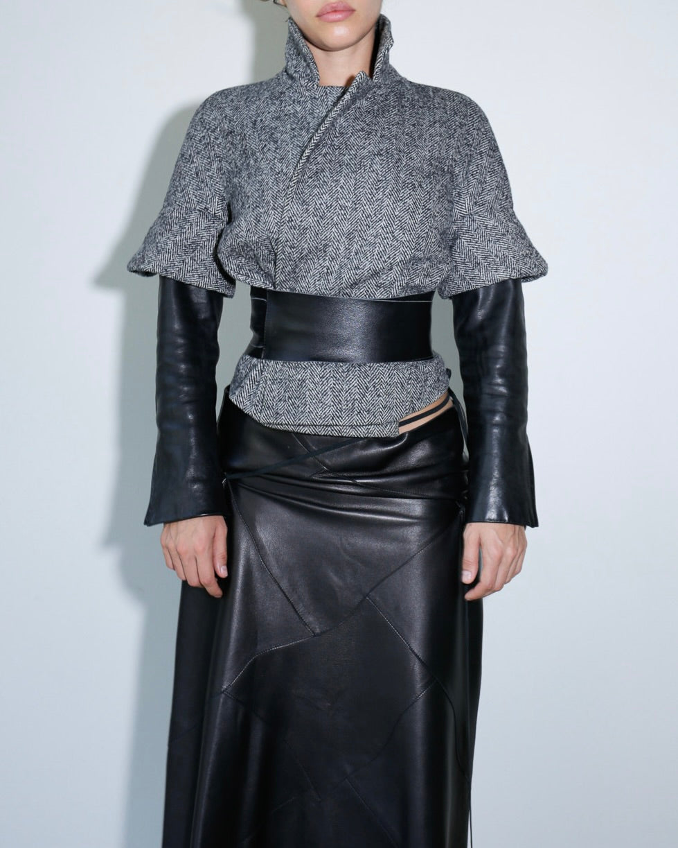 Dsquared2 bi-material jacket