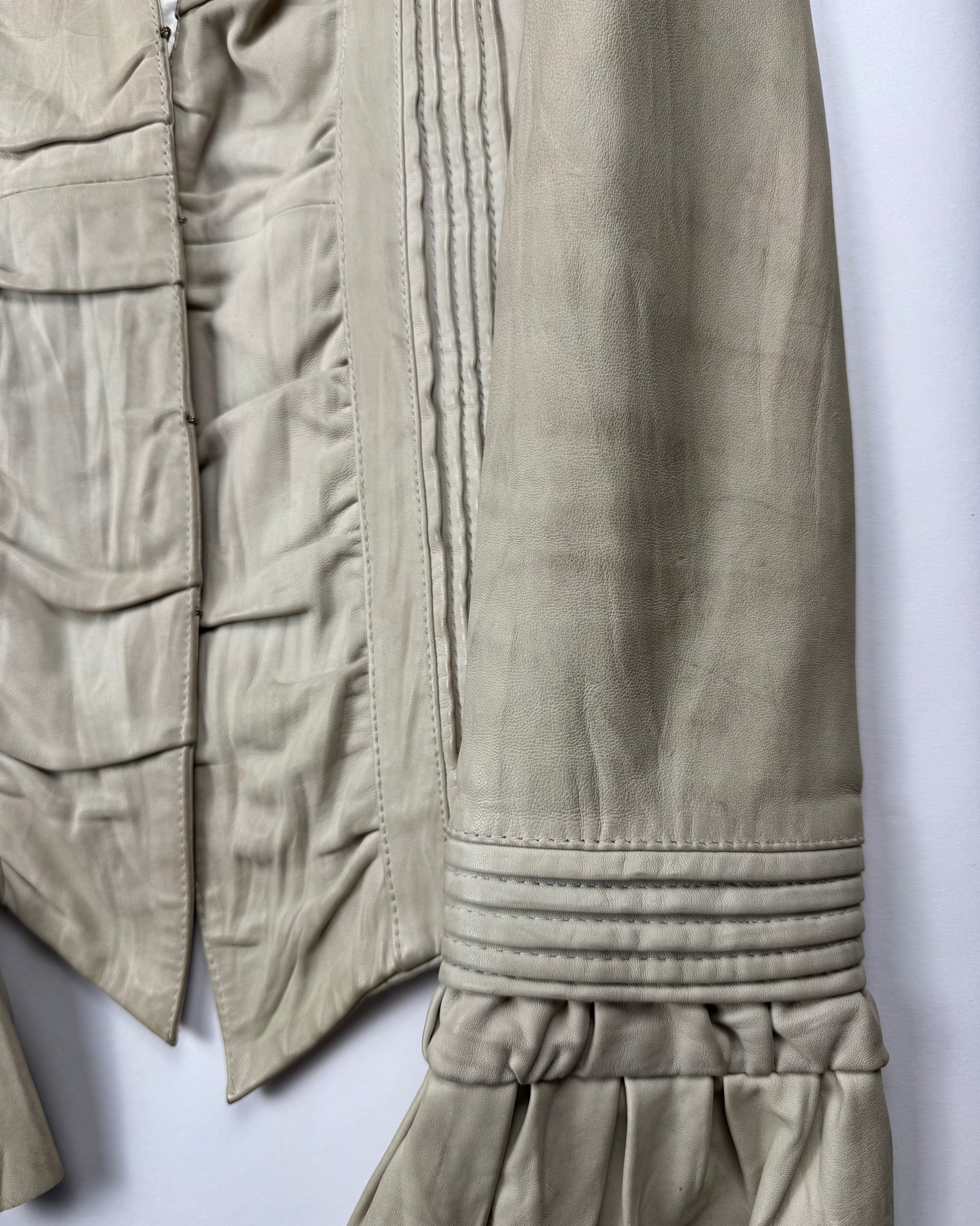 Allsaints military leather jacket