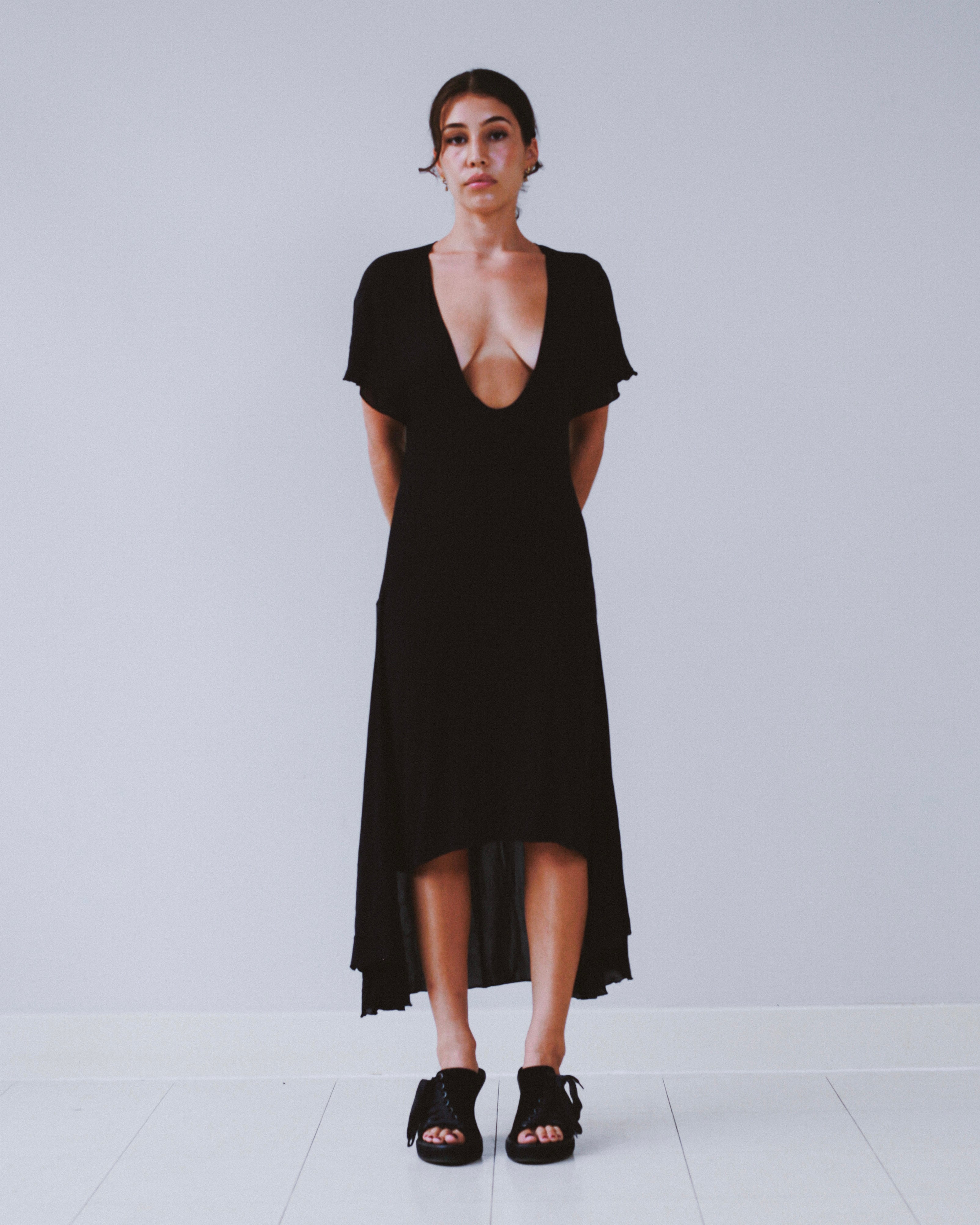 Plein Sud sheer cape dress