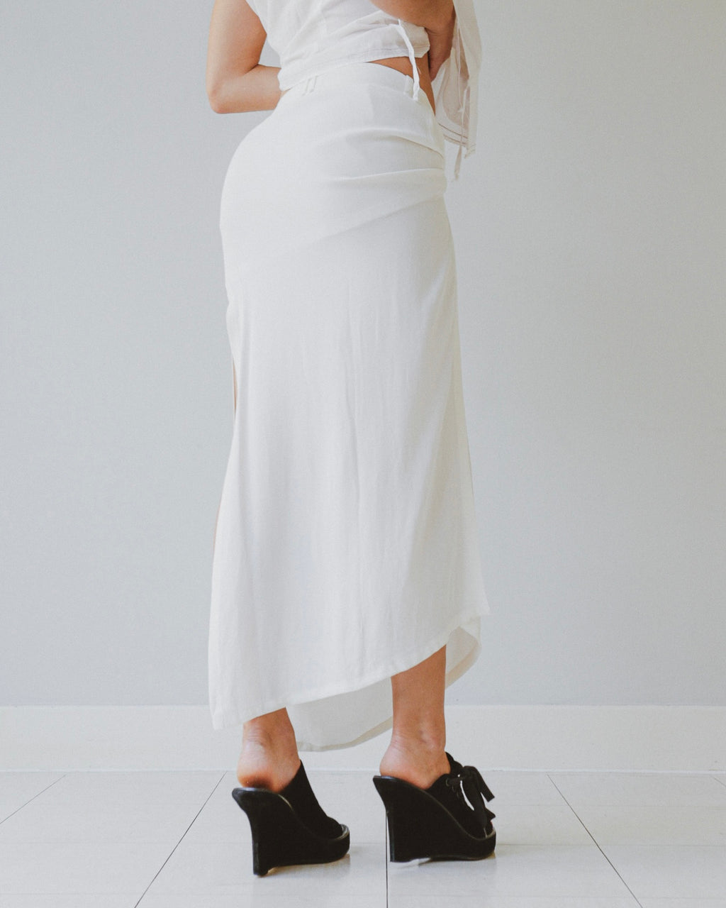 Plein Sud sheer skirt