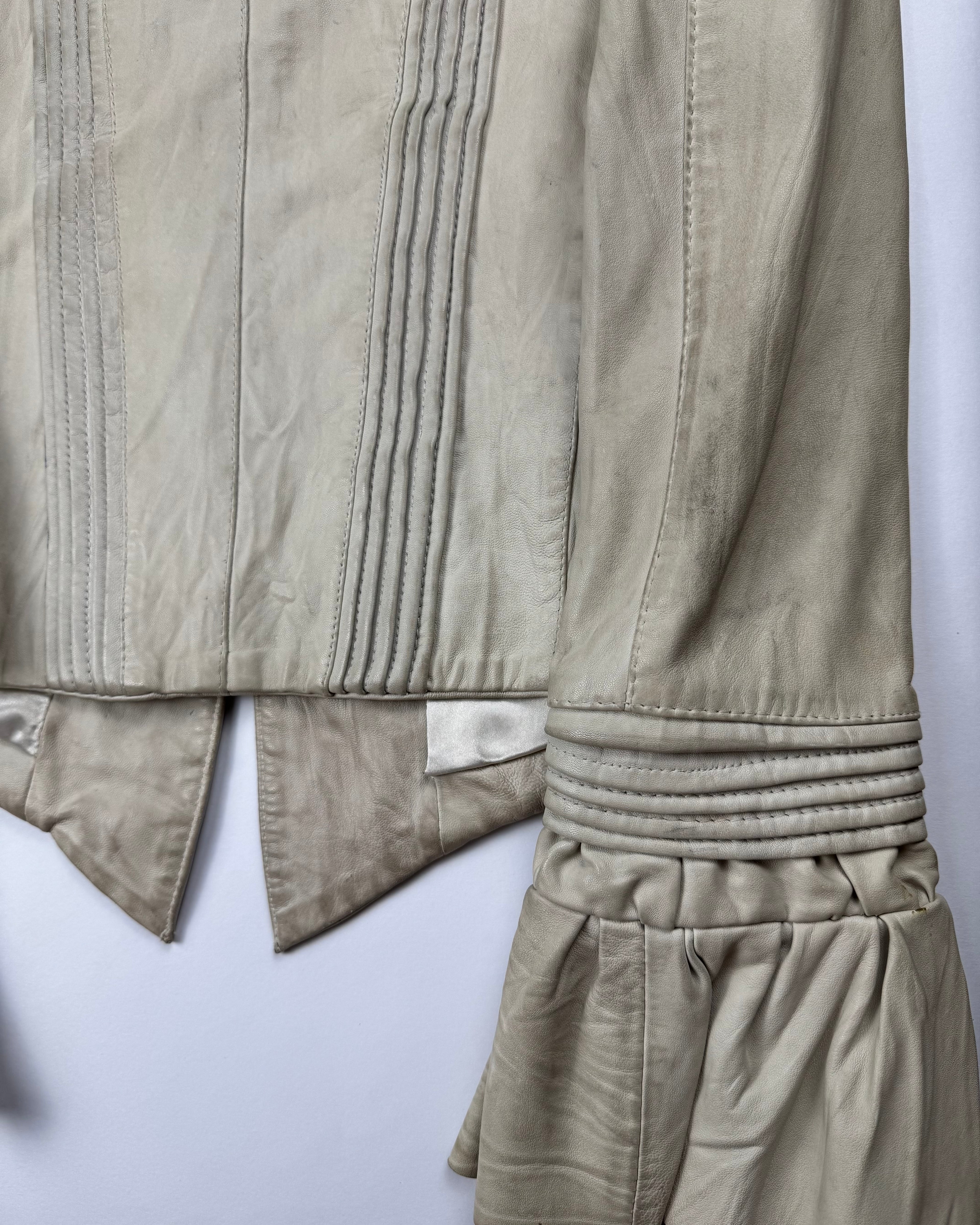Allsaints military leather jacket