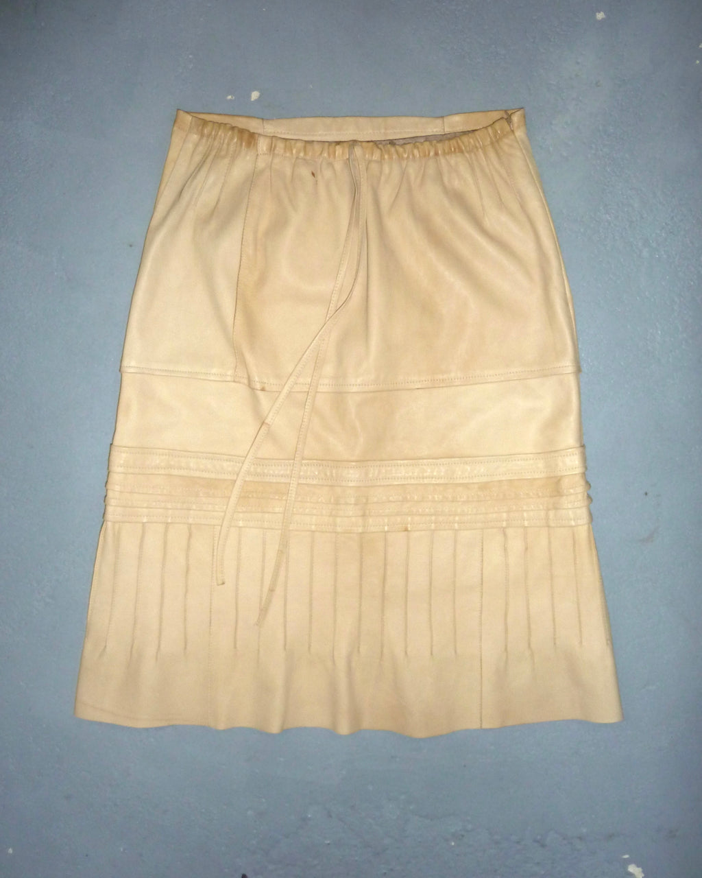 Moschino leather skirt