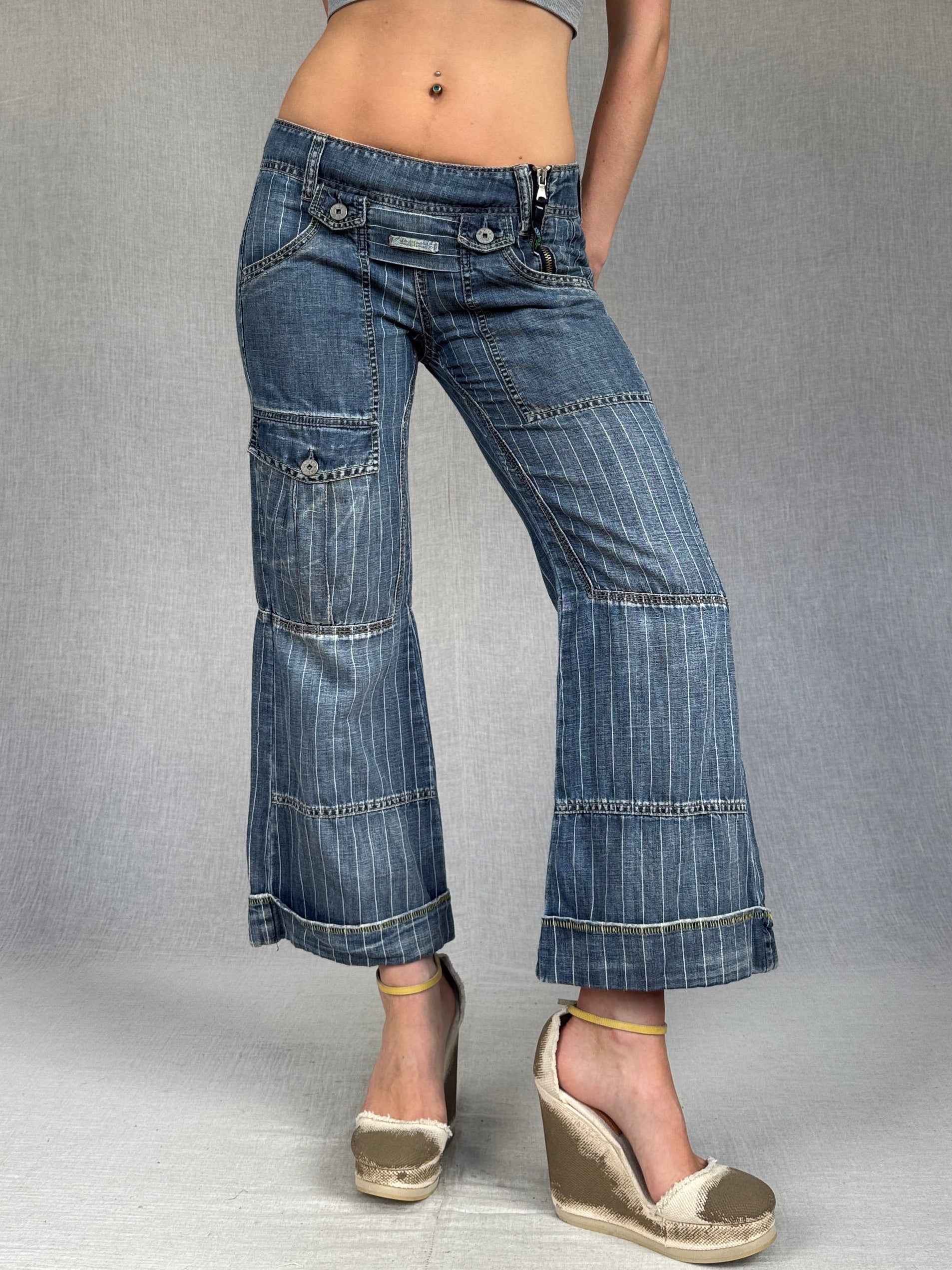 Marithé + François Girbaud cropped jeans