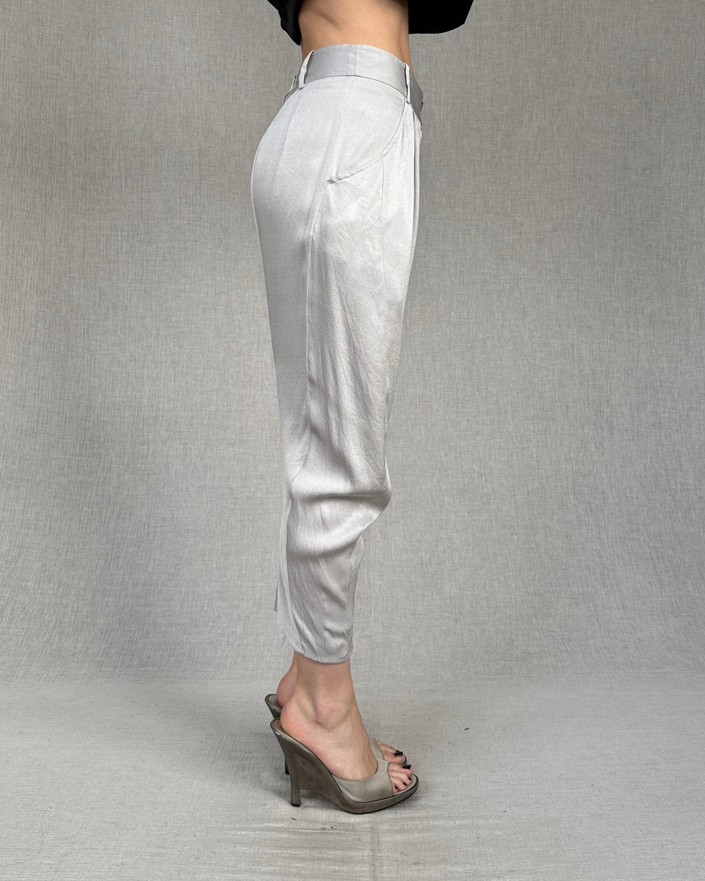 McQueen silk trousers 2008