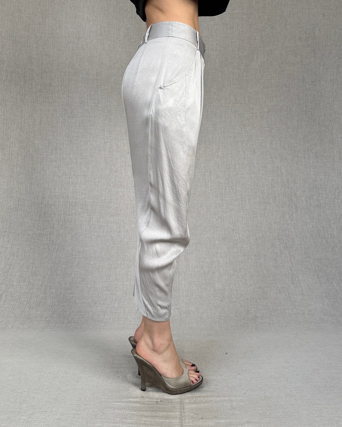 McQueen silk trousers 2008