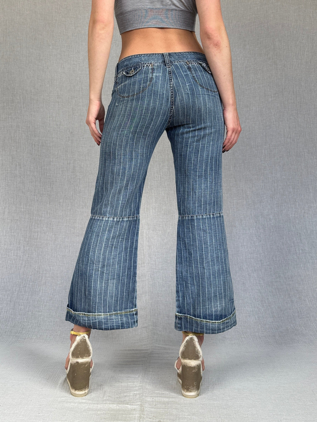 Marithé + François Girbaud cropped jeans