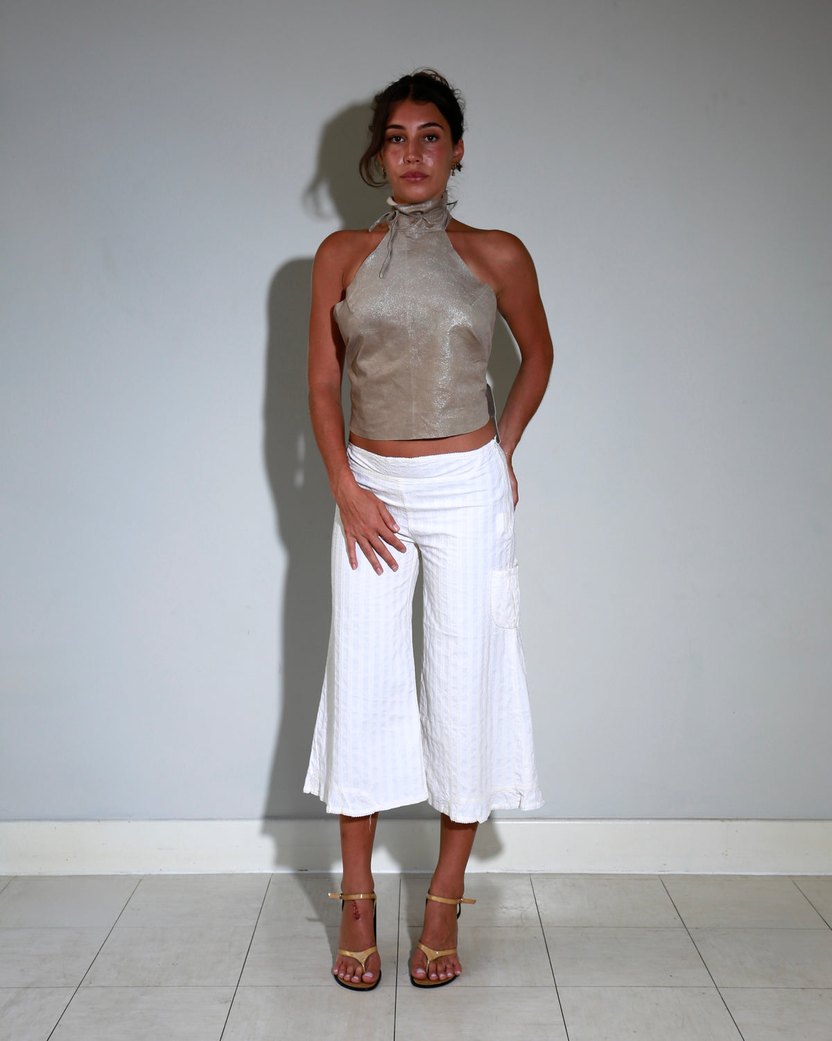 Patrizia Pepe leather top