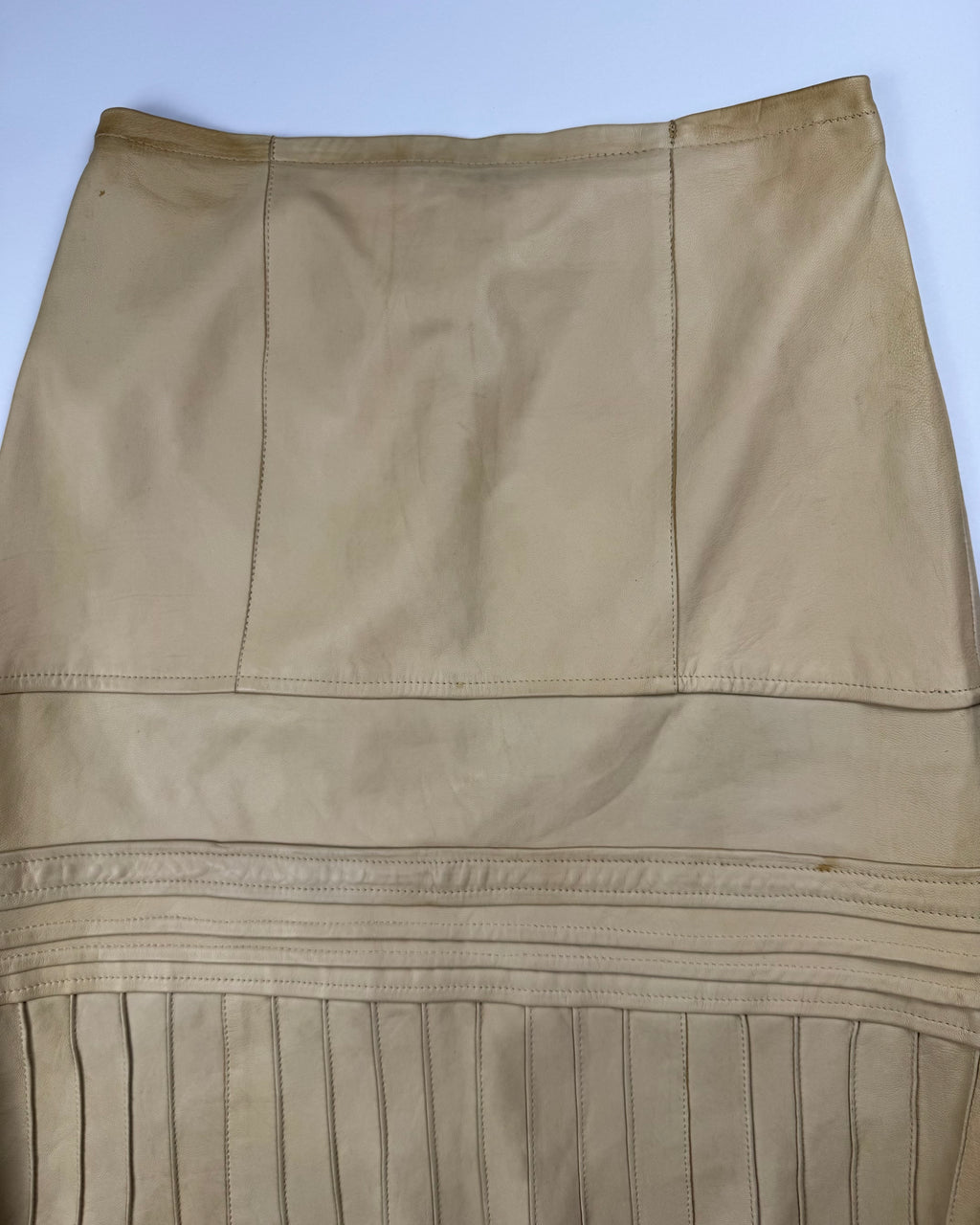 Moschino leather skirt