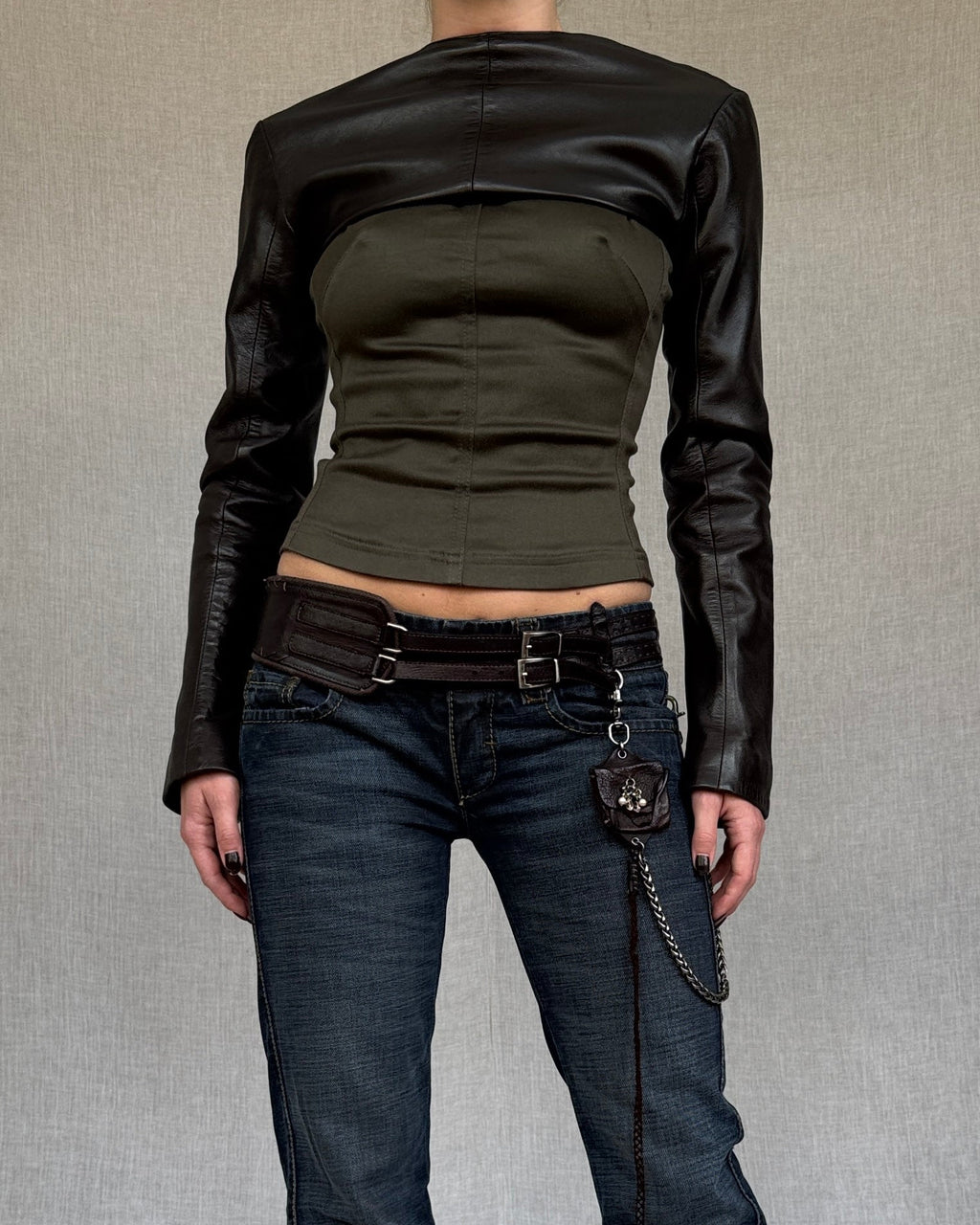 Plein Sud Jeans structured vest