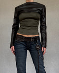 Plein Sud Jeans structured vest