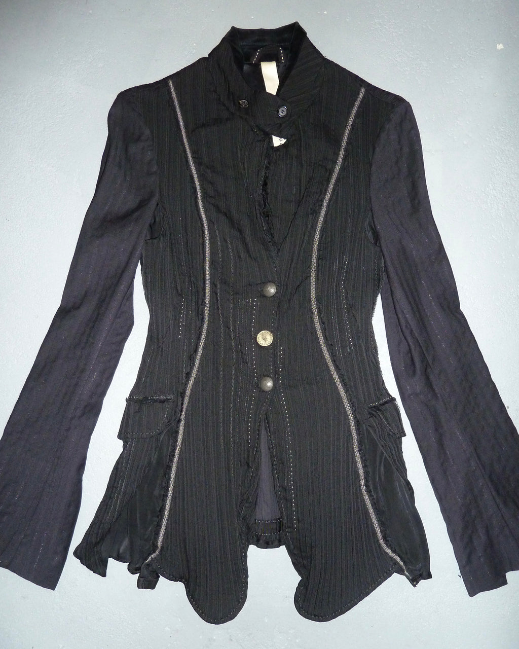 Marithé + François Girbaud pleated jacket