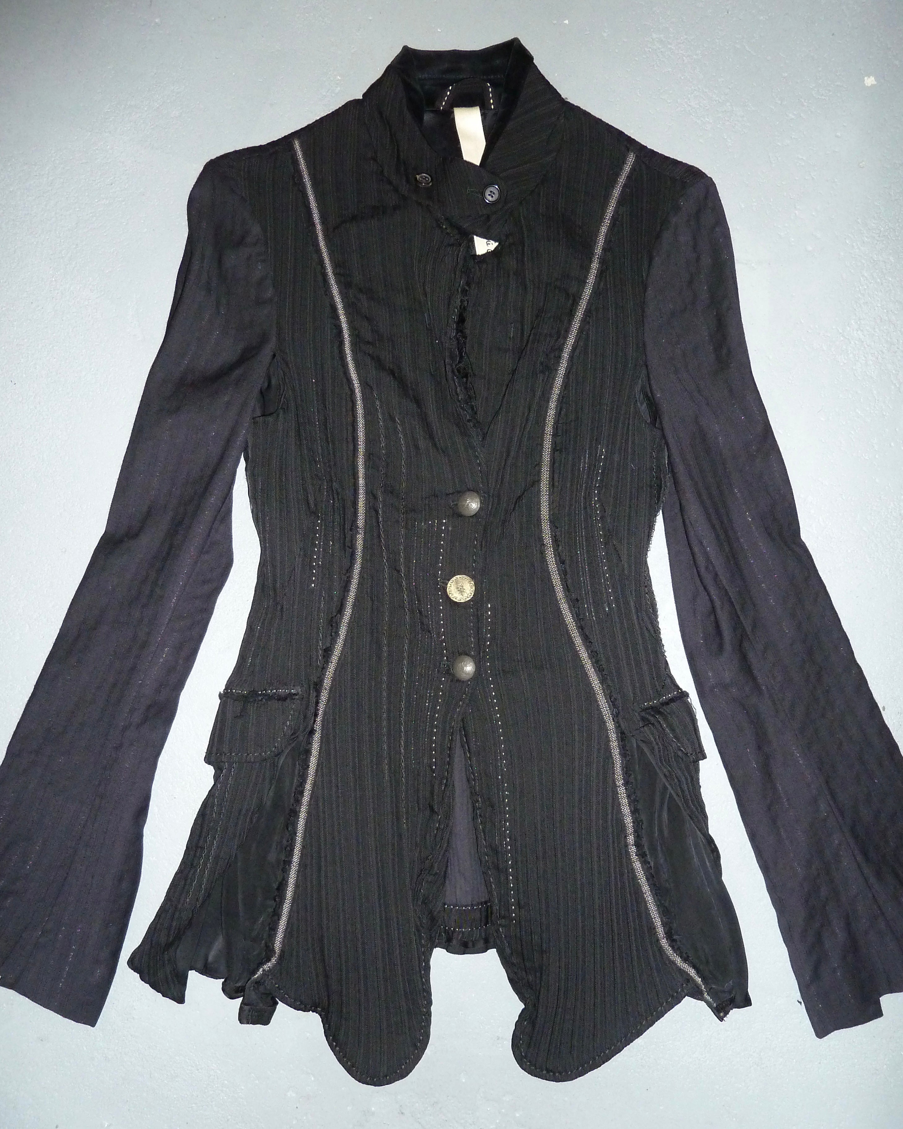 Marithé + François Girbaud pleated jacket
