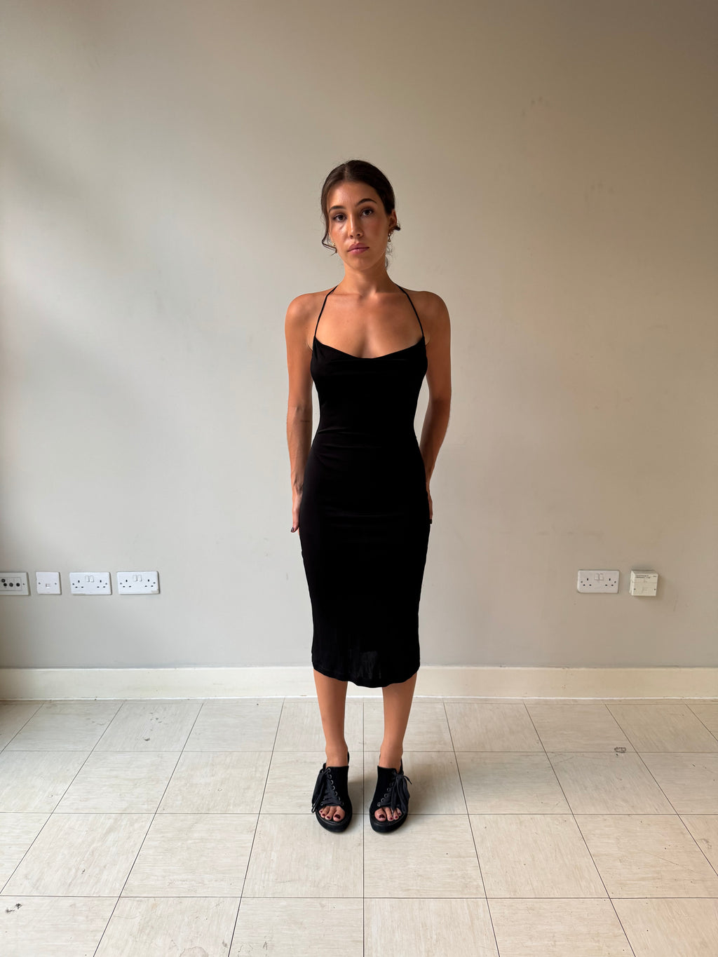 Plein Sud slinky halterneck dress
