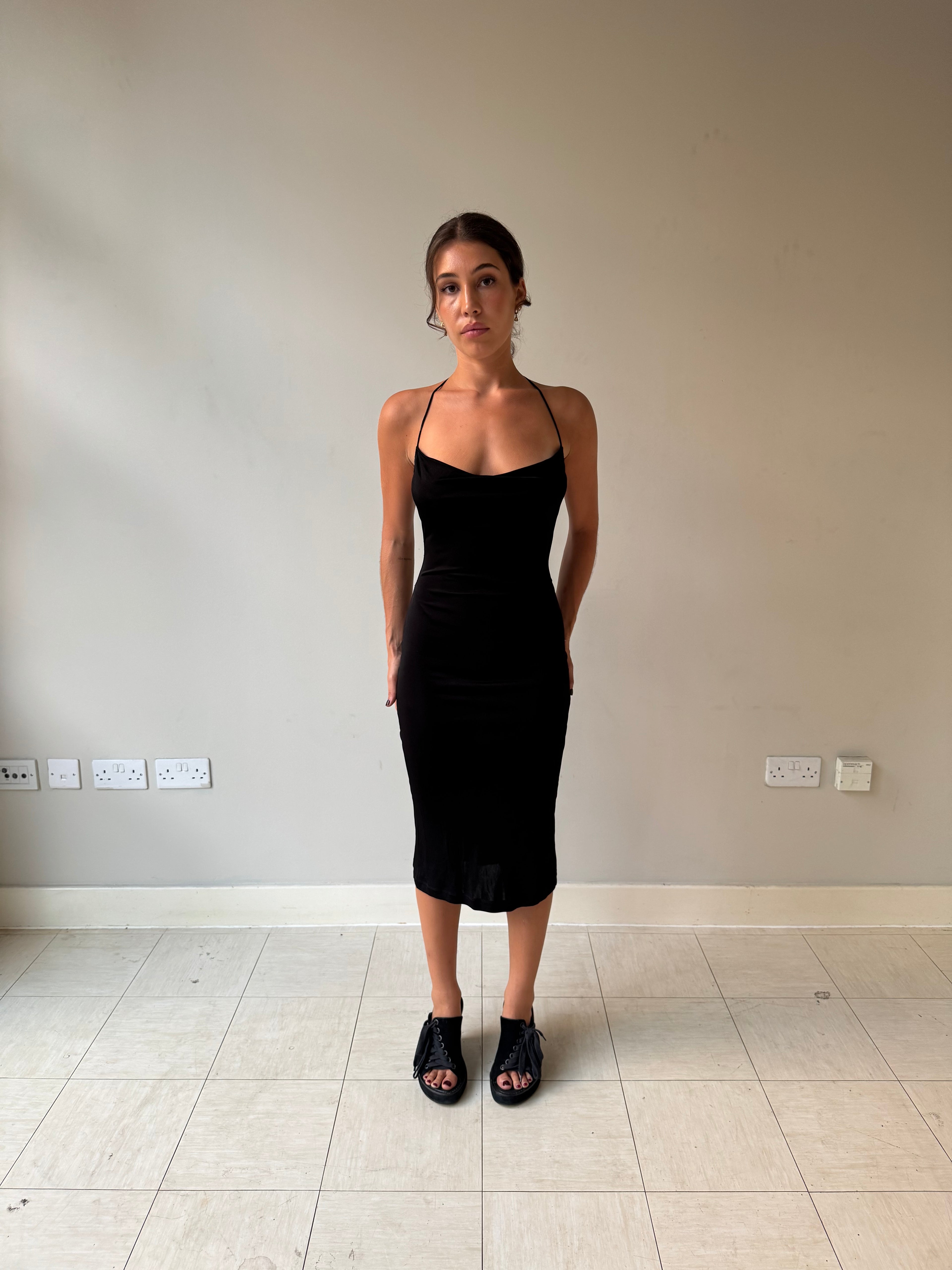 Plein Sud slinky halterneck dress
