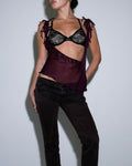 Alberta Ferretti silk tassel top