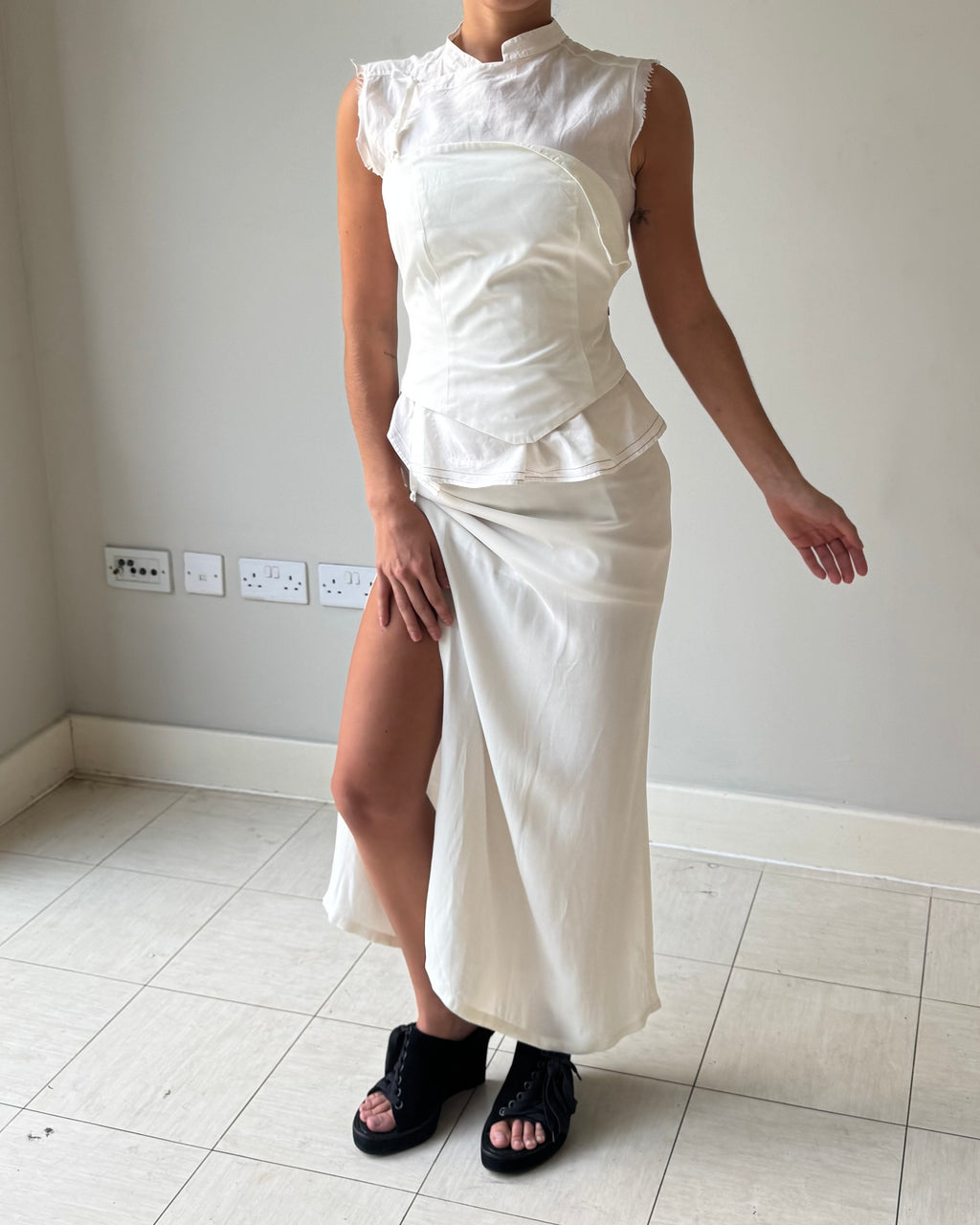 Plein Sud sheer skirt