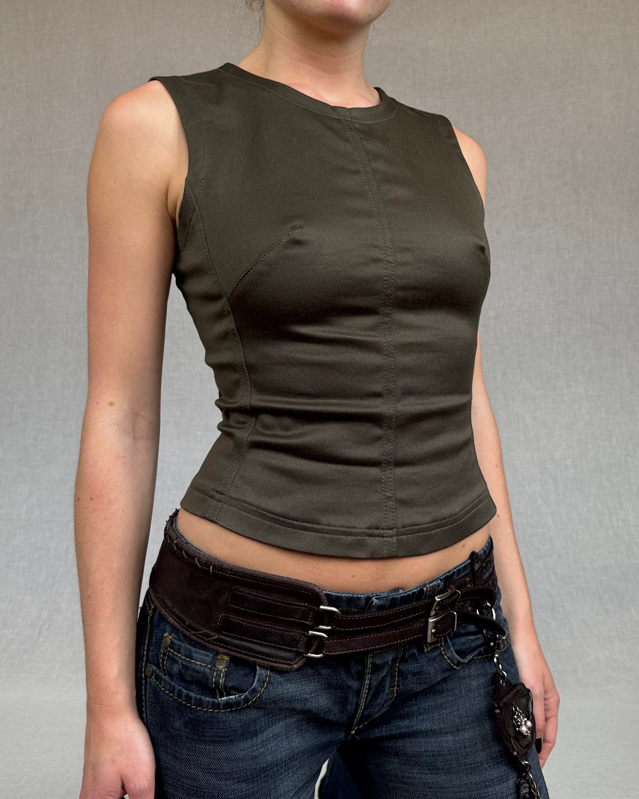 Plein Sud Jeans structured vest