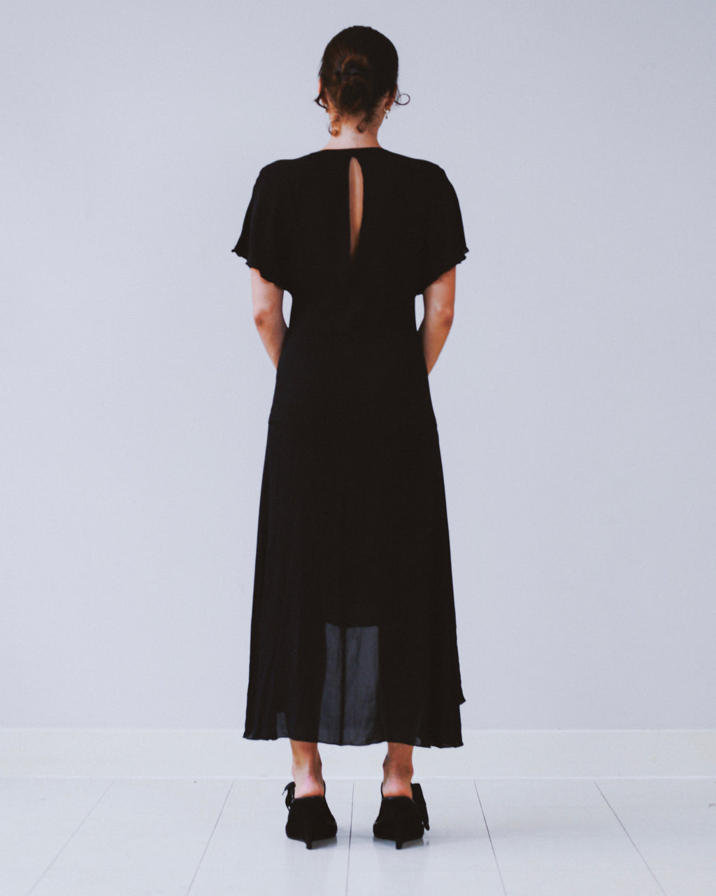 Plein Sud sheer cape dress