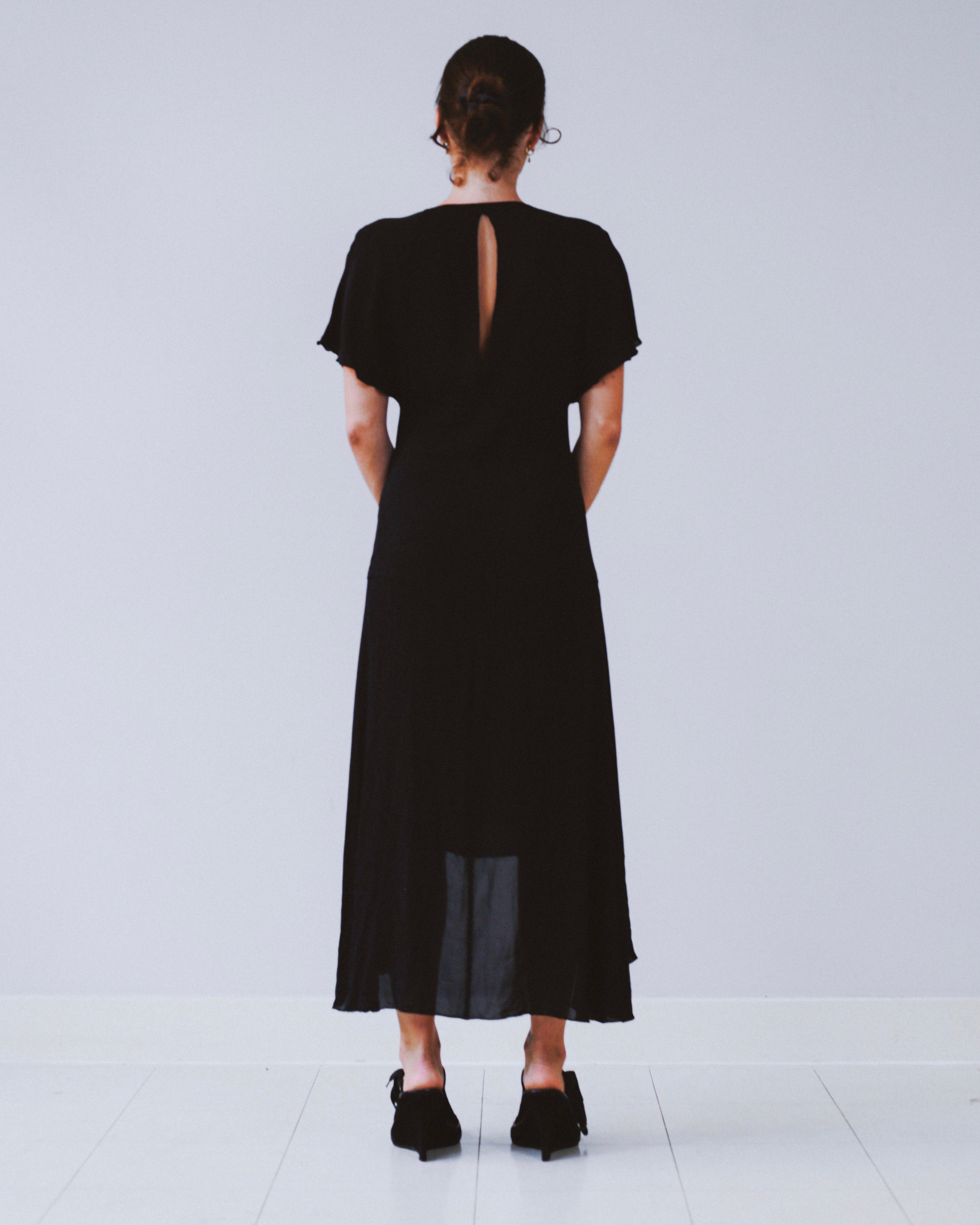 Plein Sud sheer cape dress