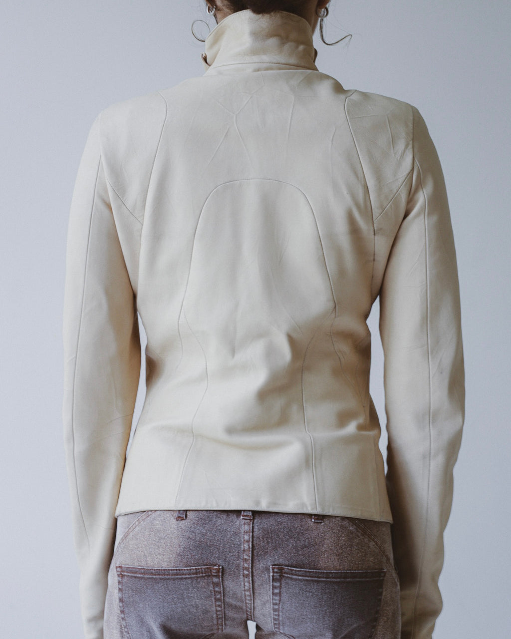 Chloé A/W 2002 leather jacket by Pheobe Philo