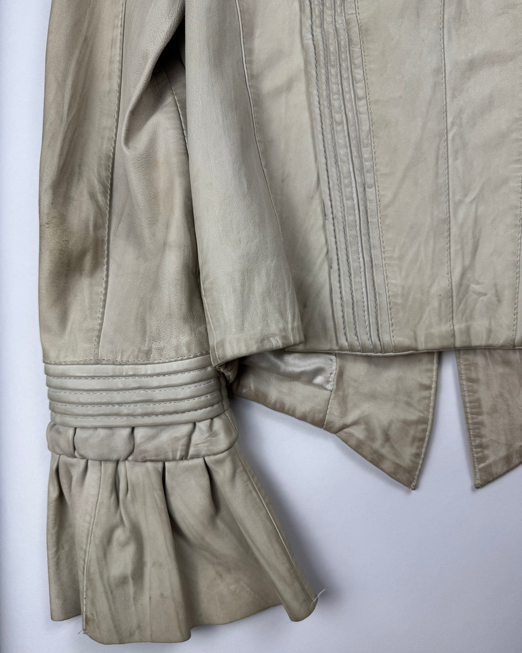 Allsaints military leather jacket