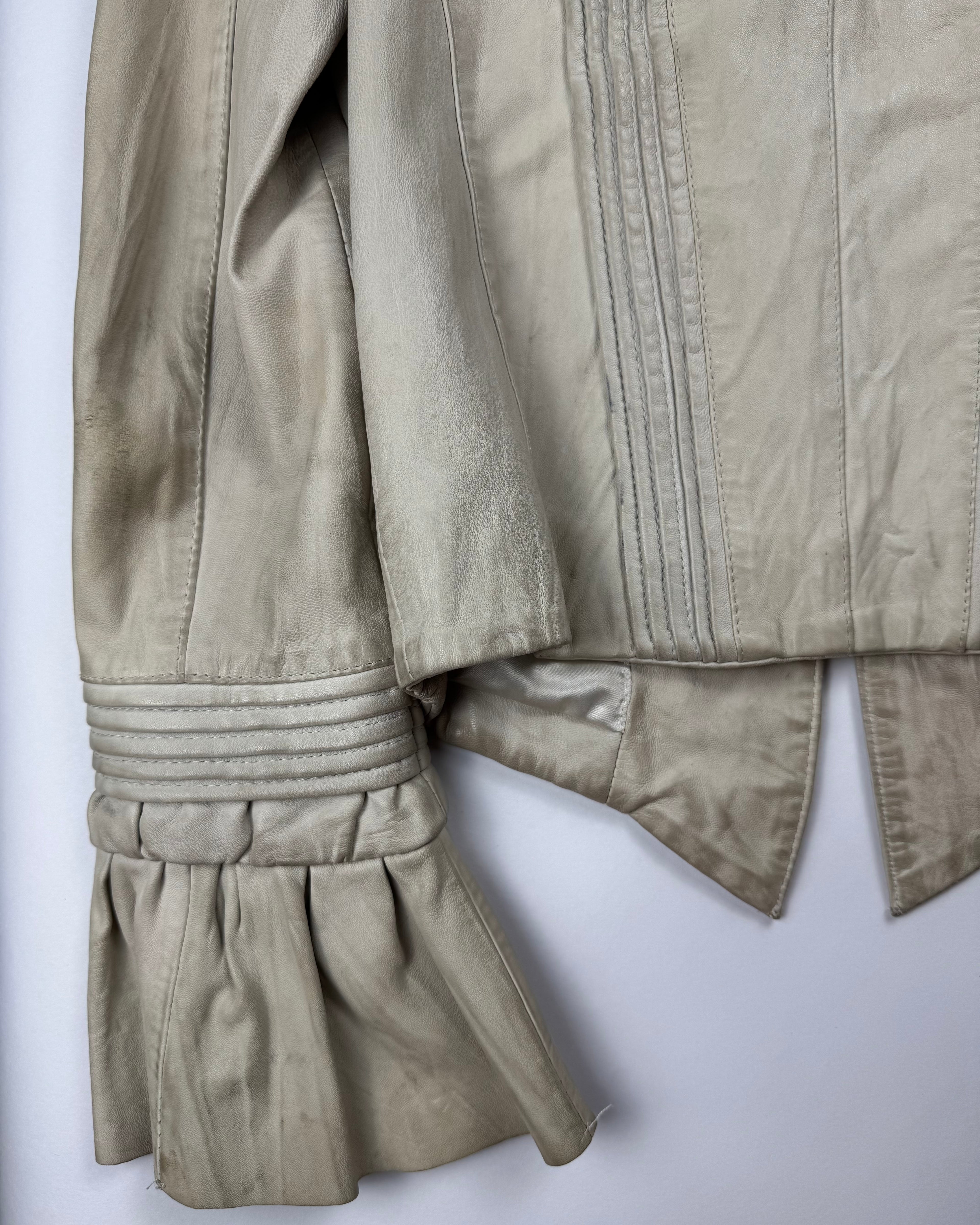Allsaints military leather jacket
