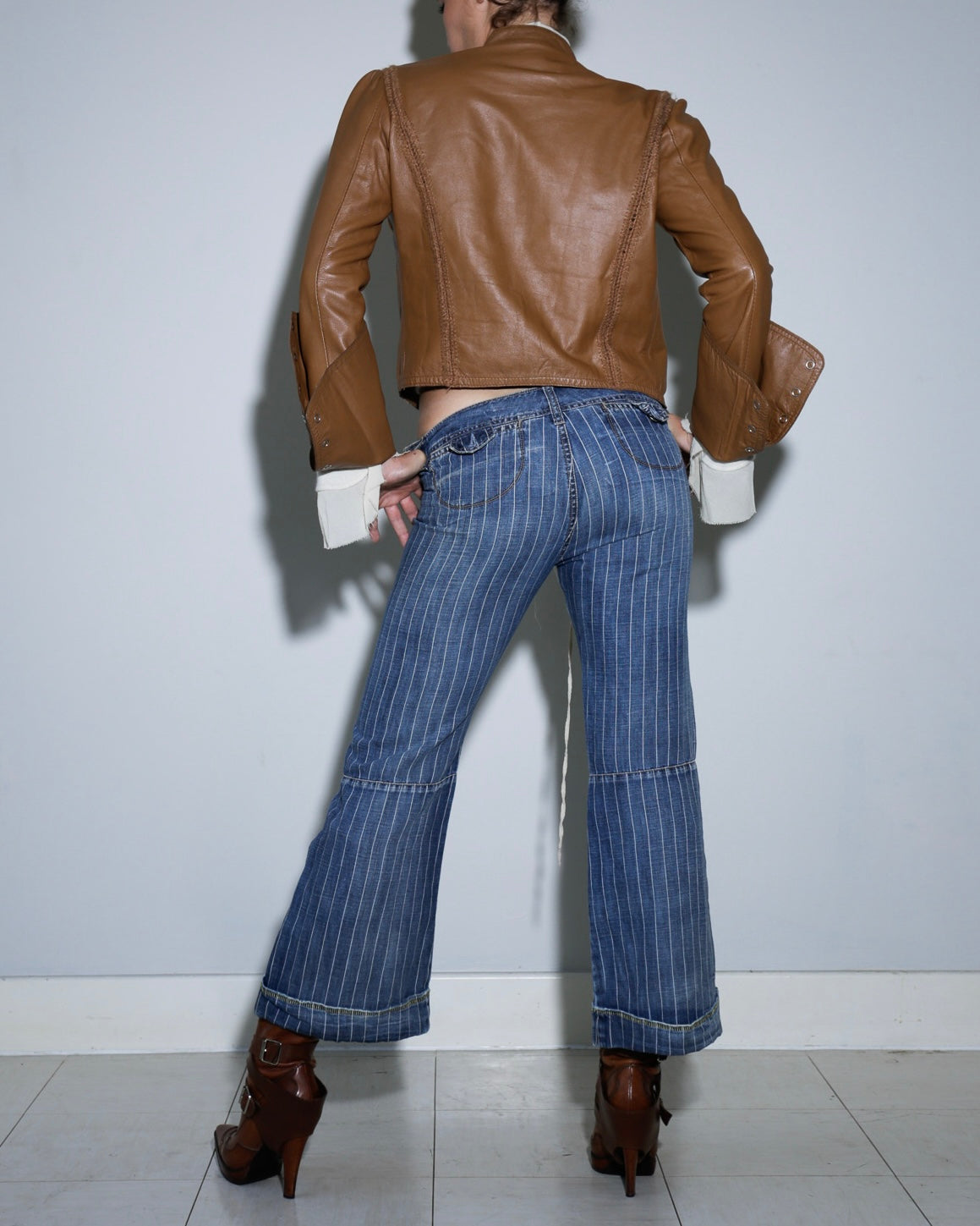 Marithé + François Girbaud cropped jeans