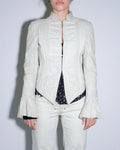 Allsaints military leather jacket
