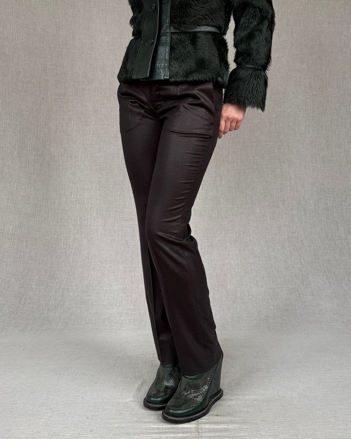 Chloé coated trousers 2007