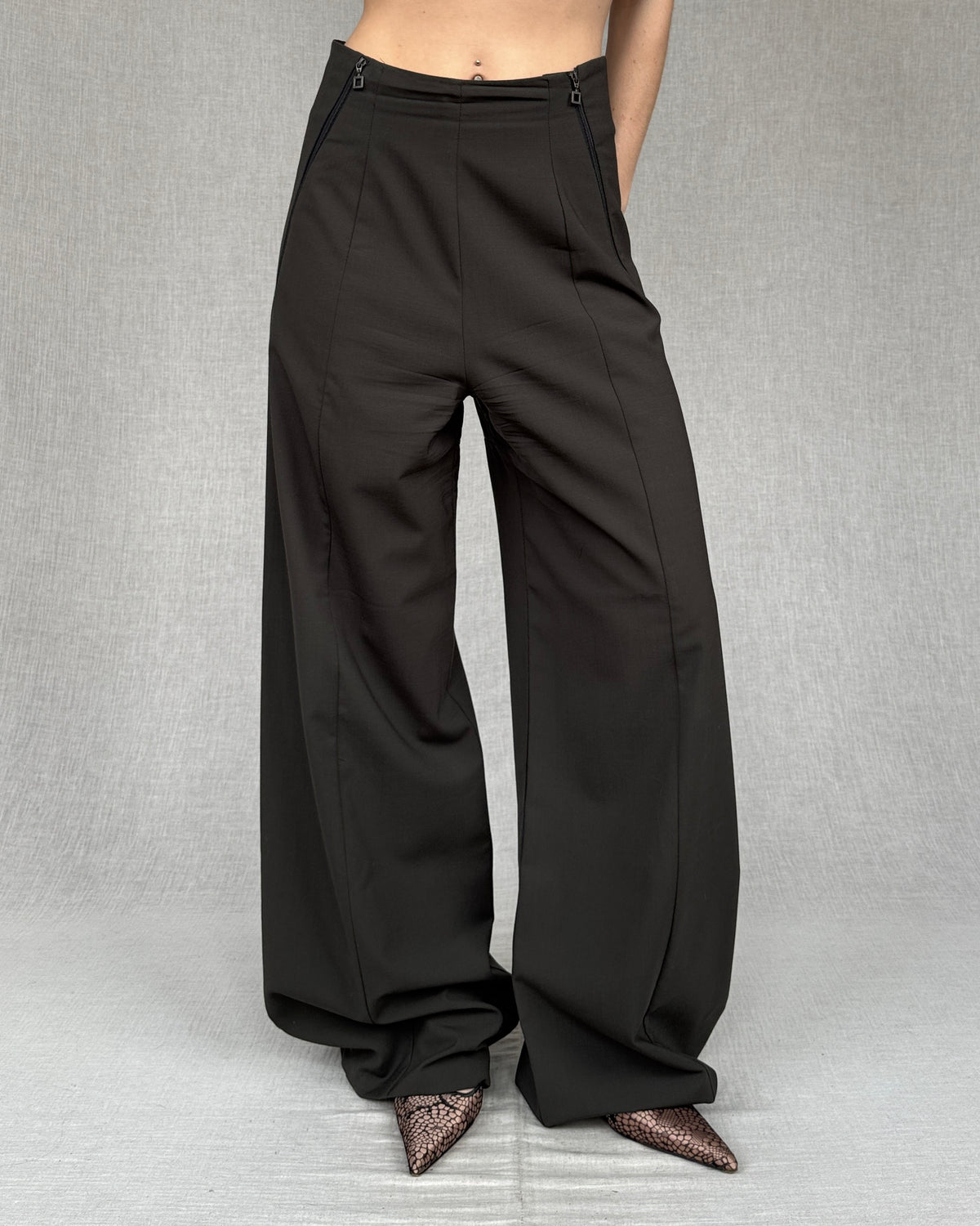 Sarah Pacini wide leg trousers