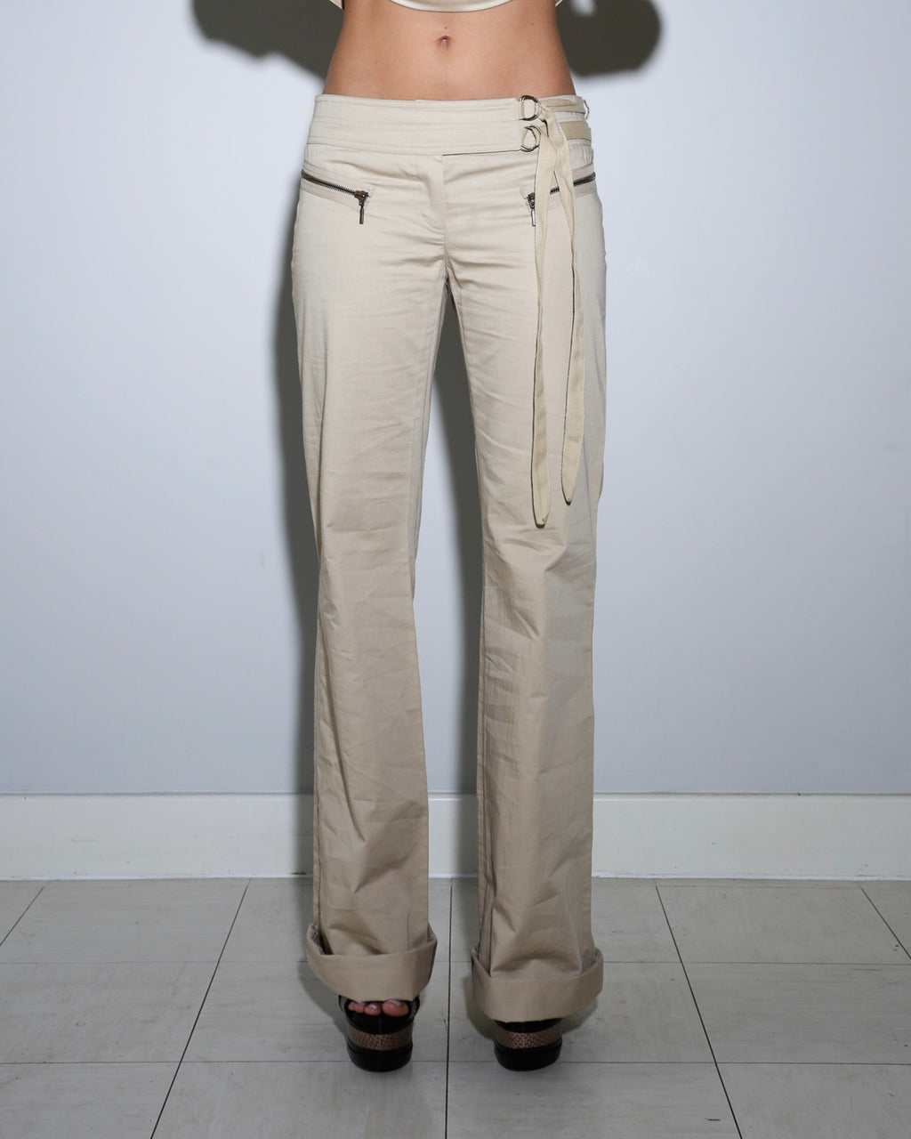 Plein Sud belted trousers