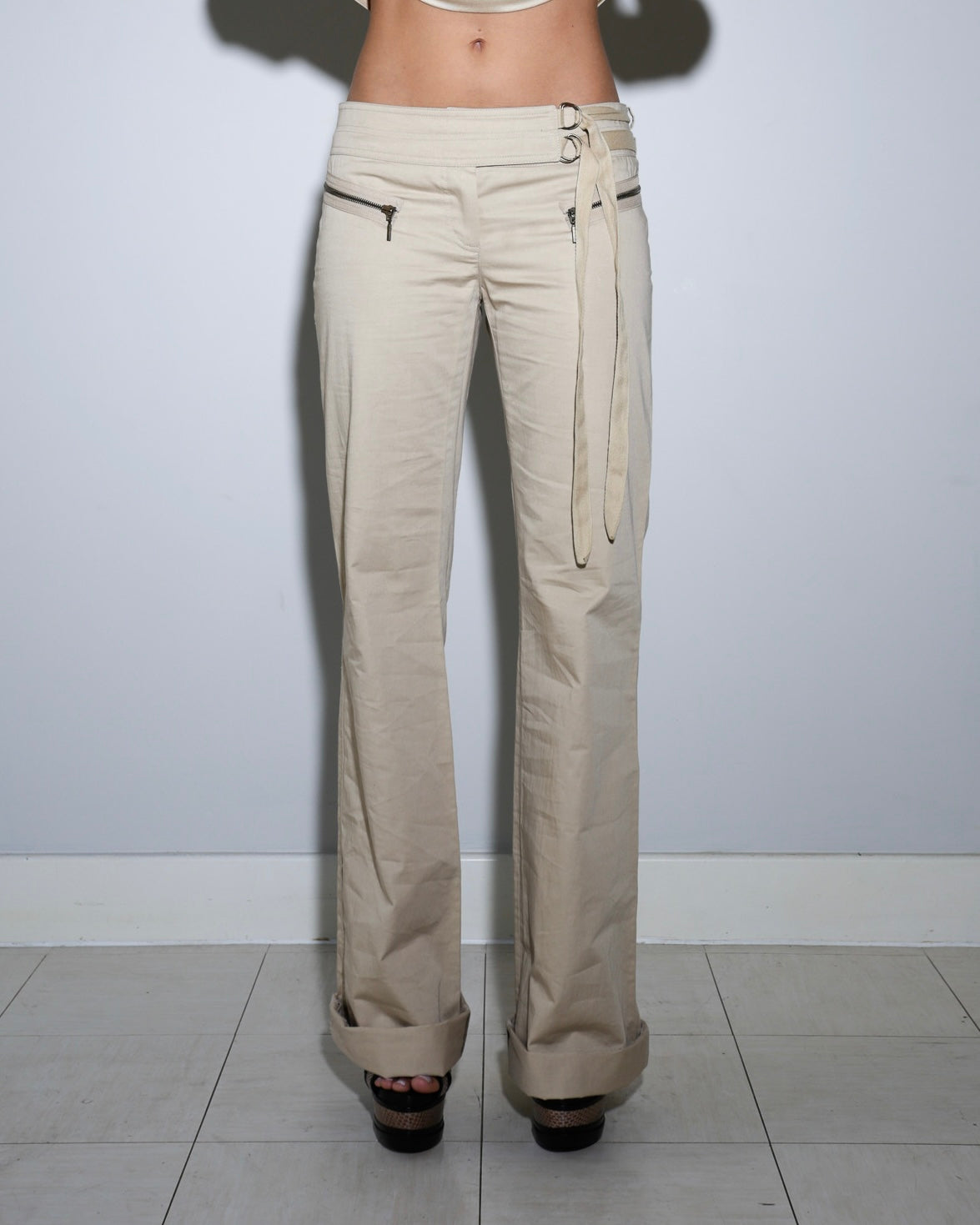 Plein Sud belted trousers