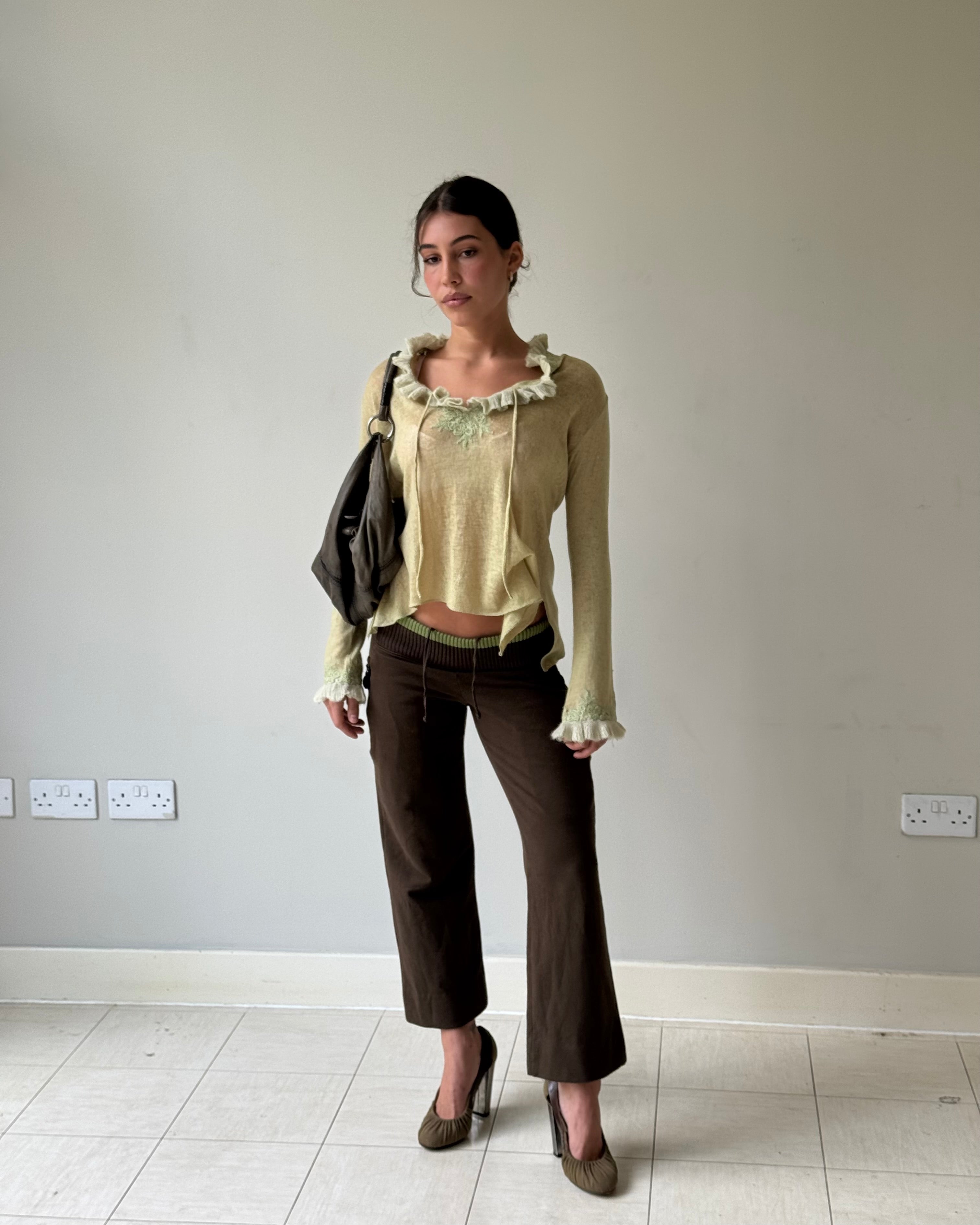 Ermanno Scervino cashmere + silk top