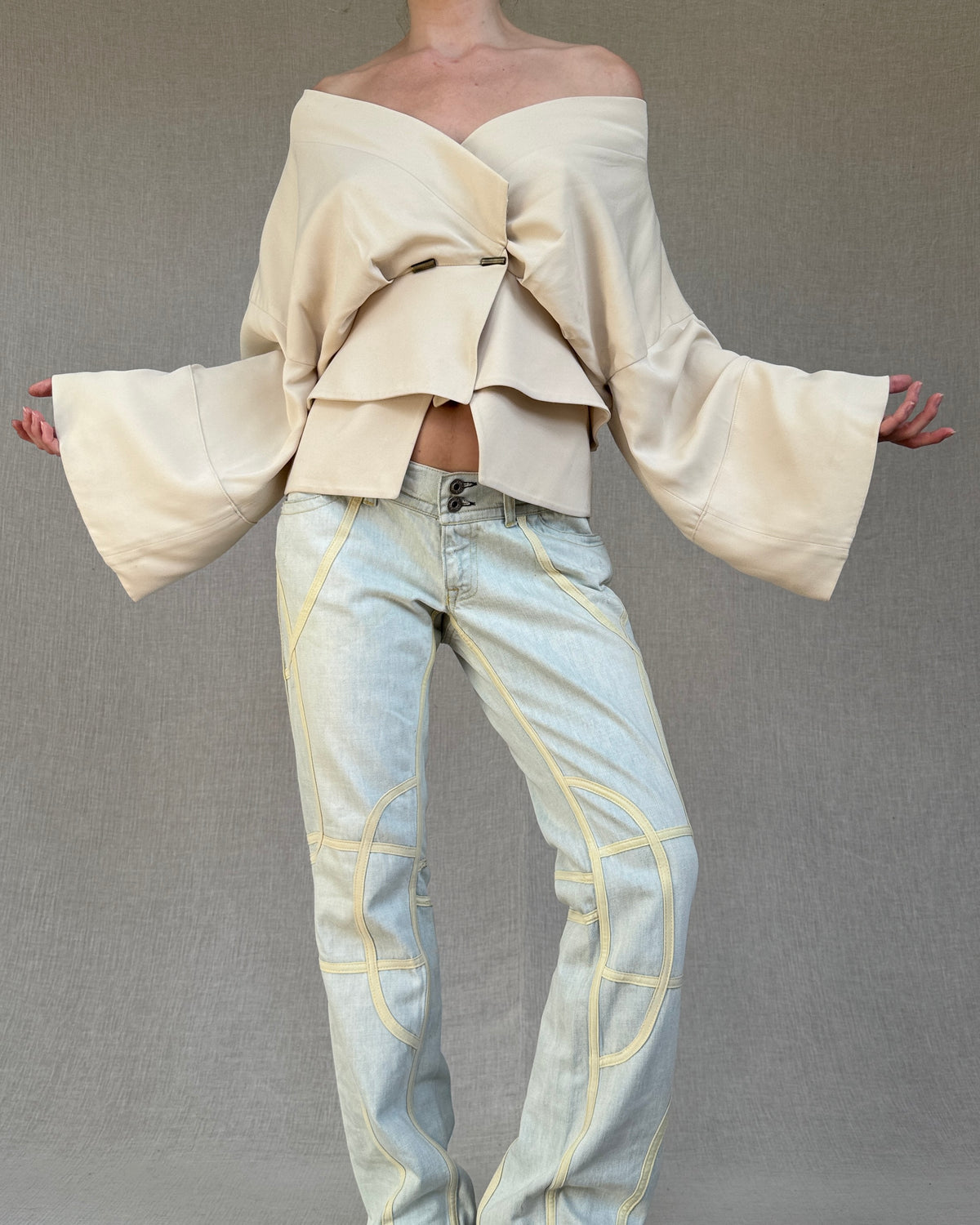 Plein Sud kimono sleeve jacket