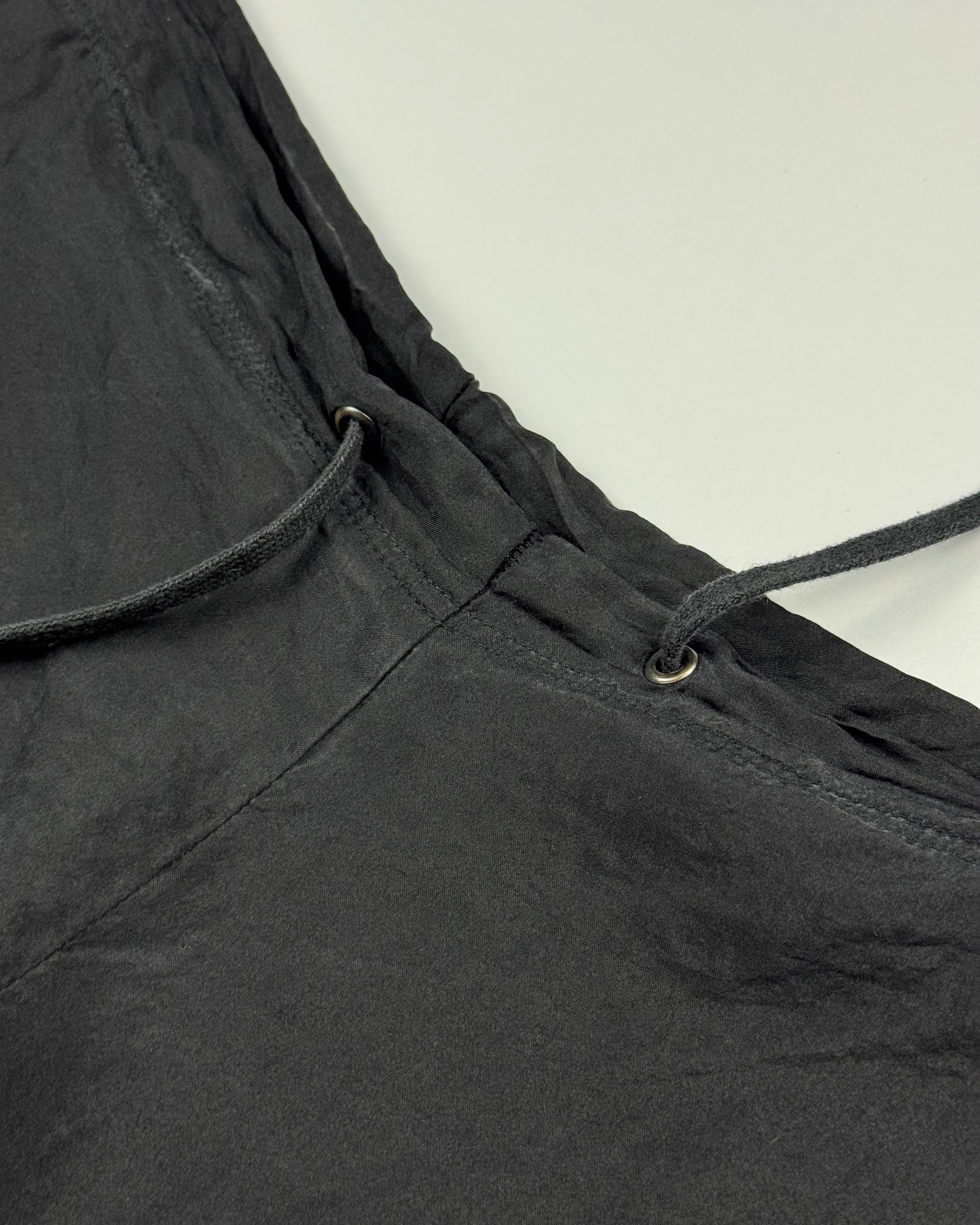 Hussein Chalayan silk cropped trousers
