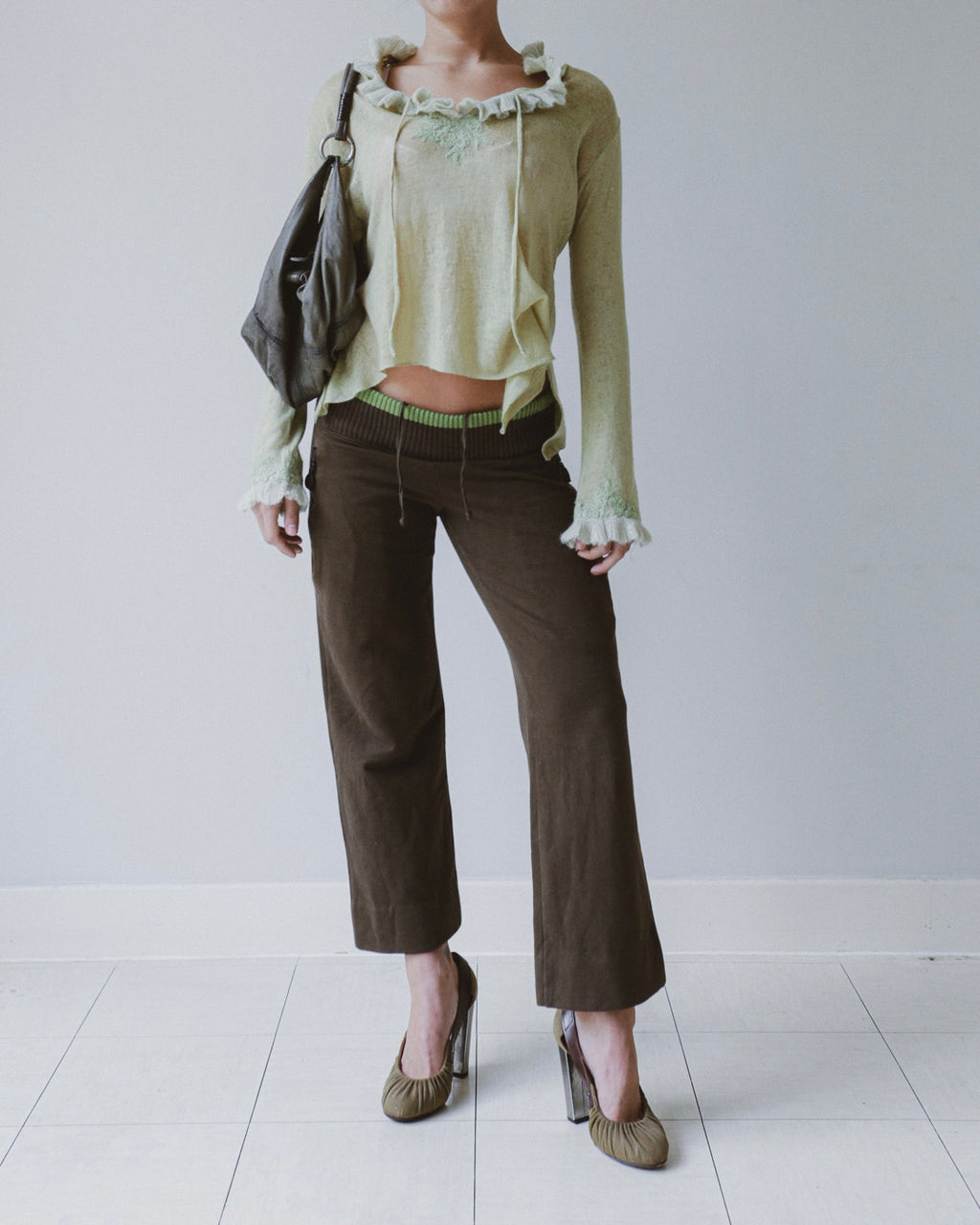 Ermanno Scervino cashmere + silk top