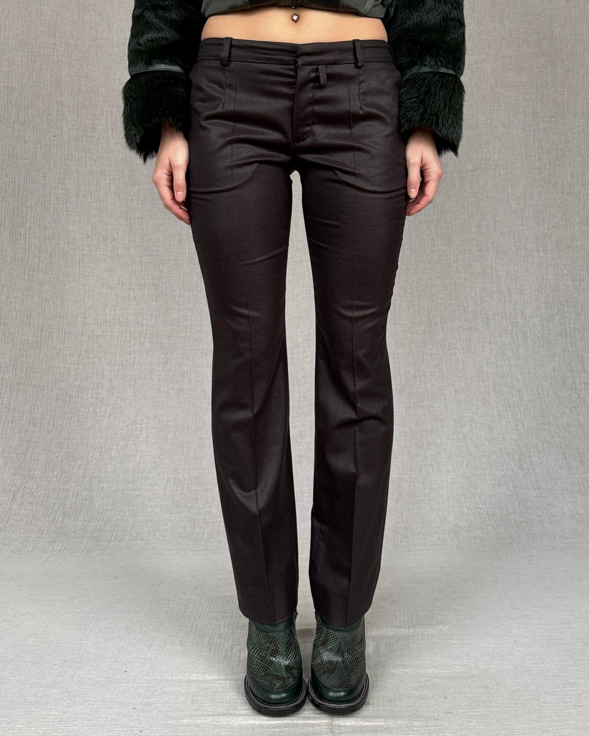 Chloé coated trousers 2007