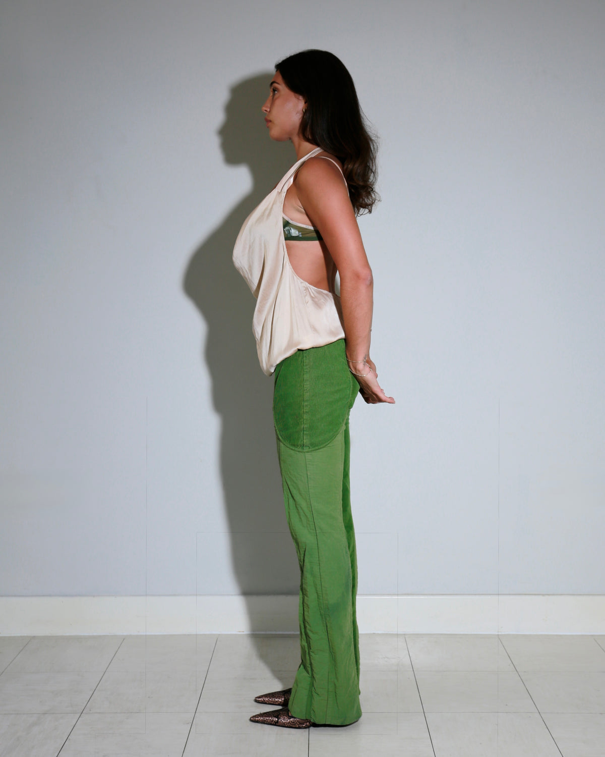 Patrizia Pepe silk blend halter top