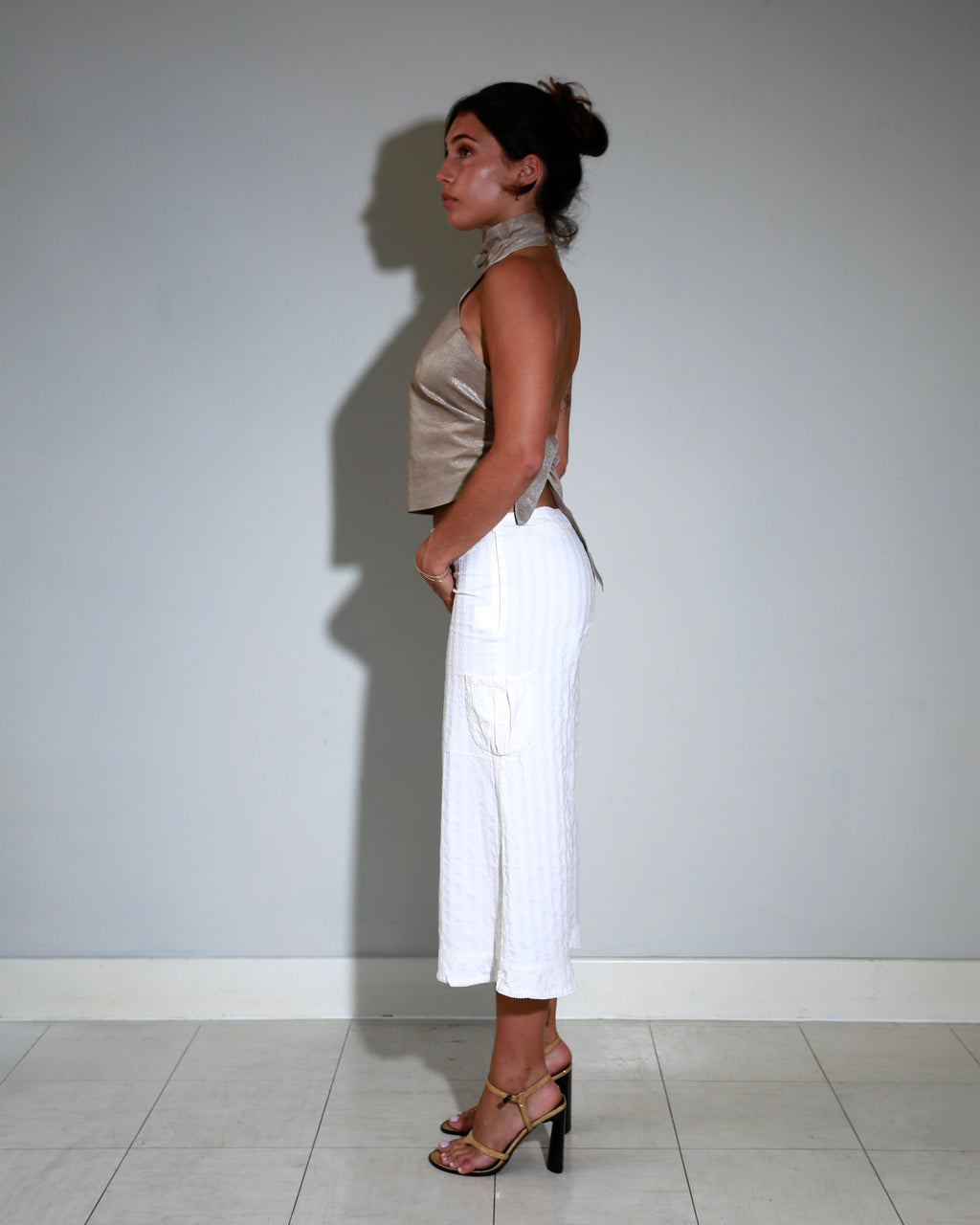 Patrizia Pepe leather top