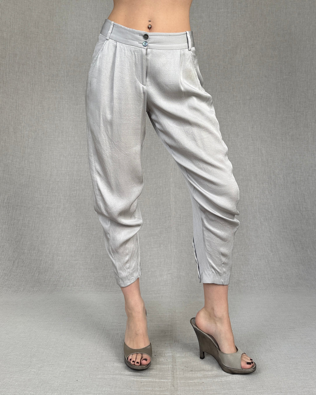 McQueen silk trousers 2008