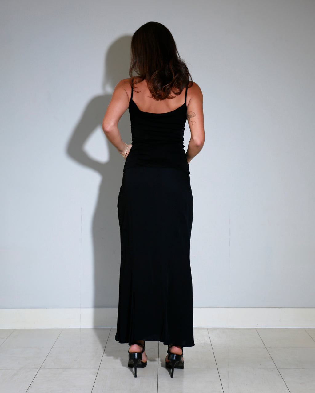Versace gothic maxi skirt