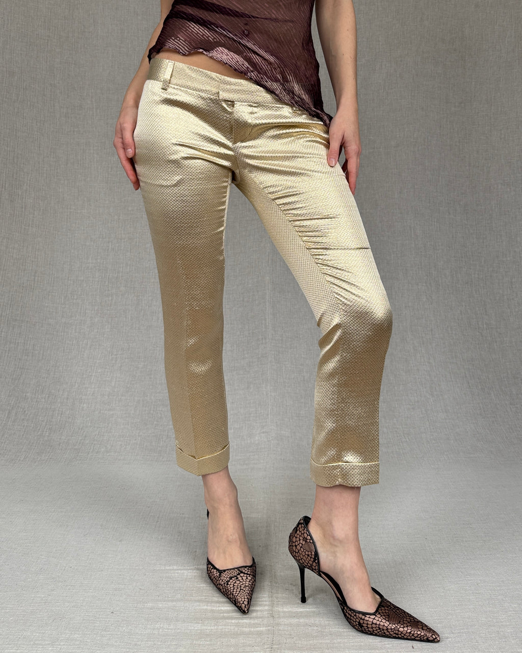 Dsquared2 champagne trousers