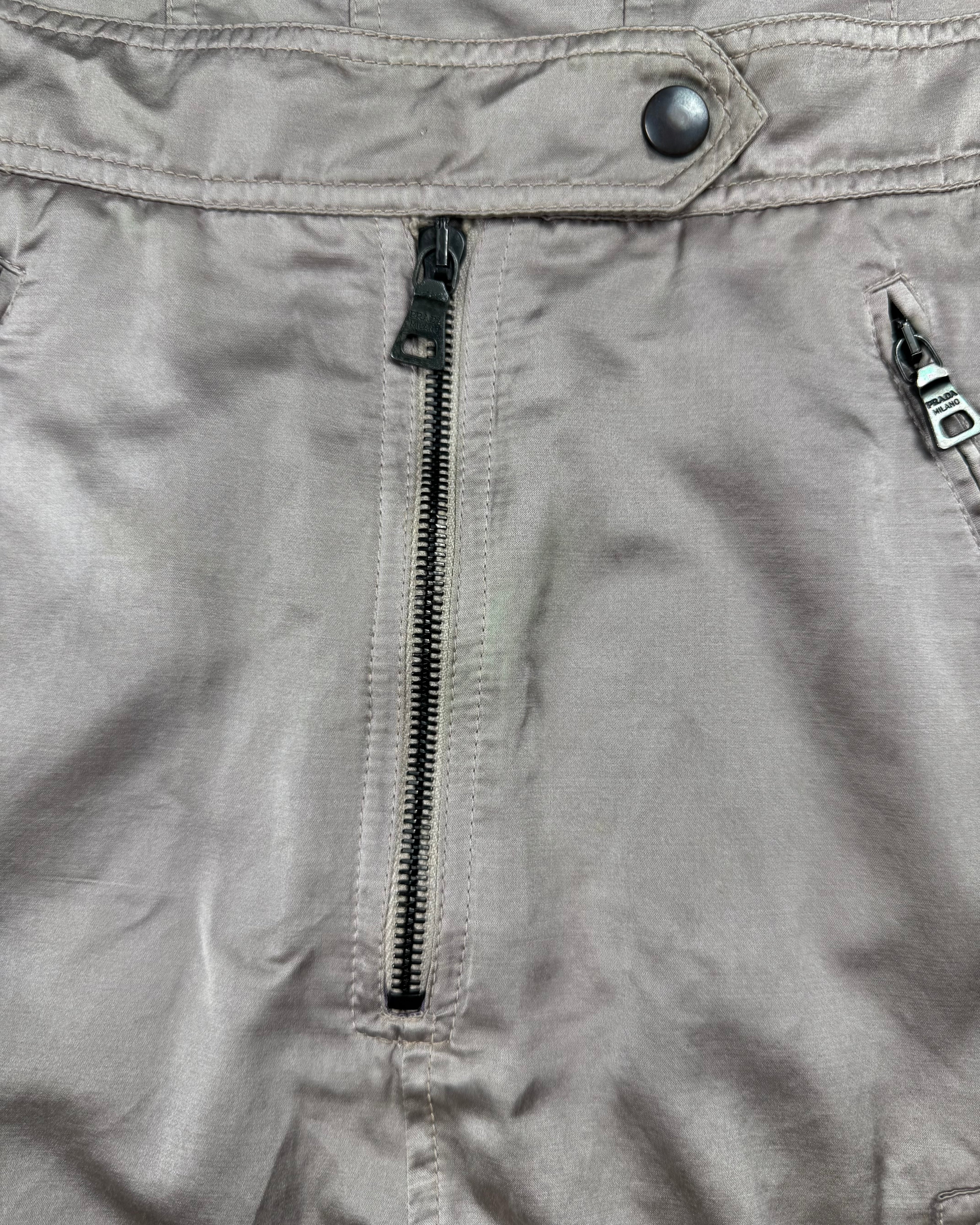 Prada S/S 2003 laced skirt