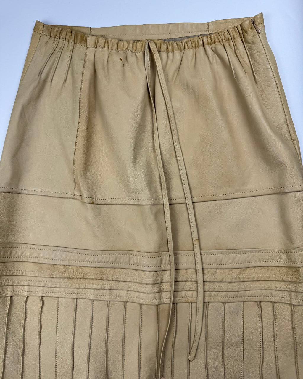 Moschino leather skirt