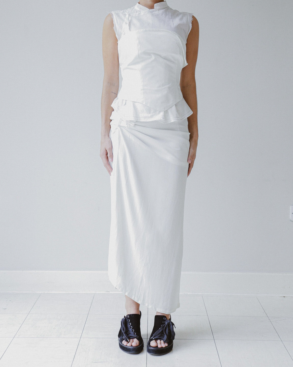 Plein Sud sheer skirt