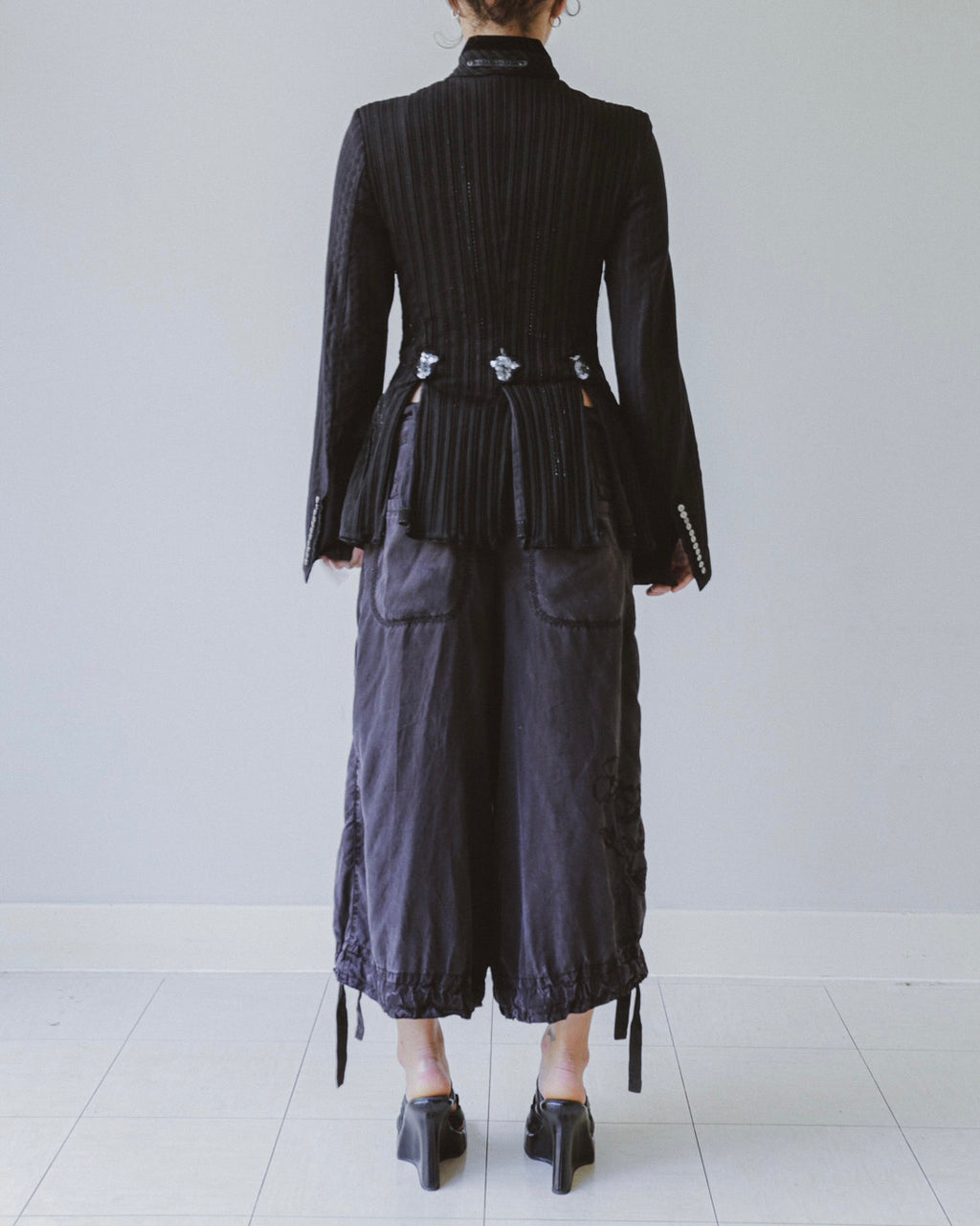 Marithé + François Girbaud pleated jacket