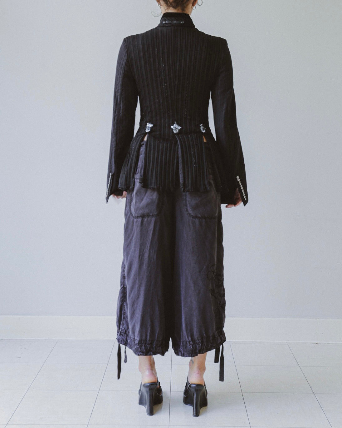 Marithé + François Girbaud pleated jacket