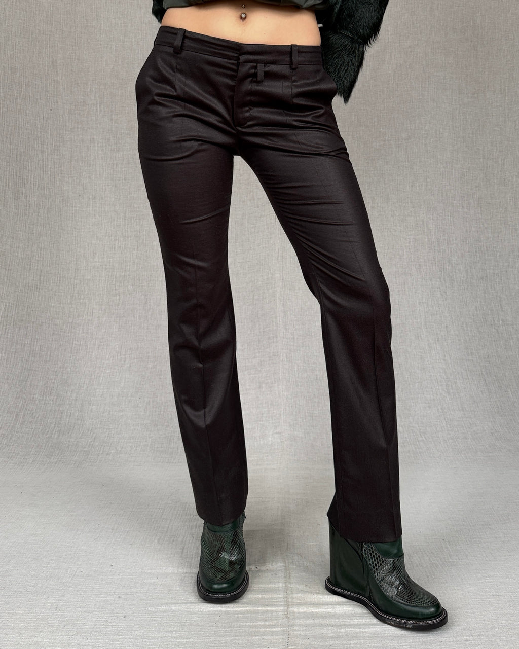 Chloé coated trousers 2007