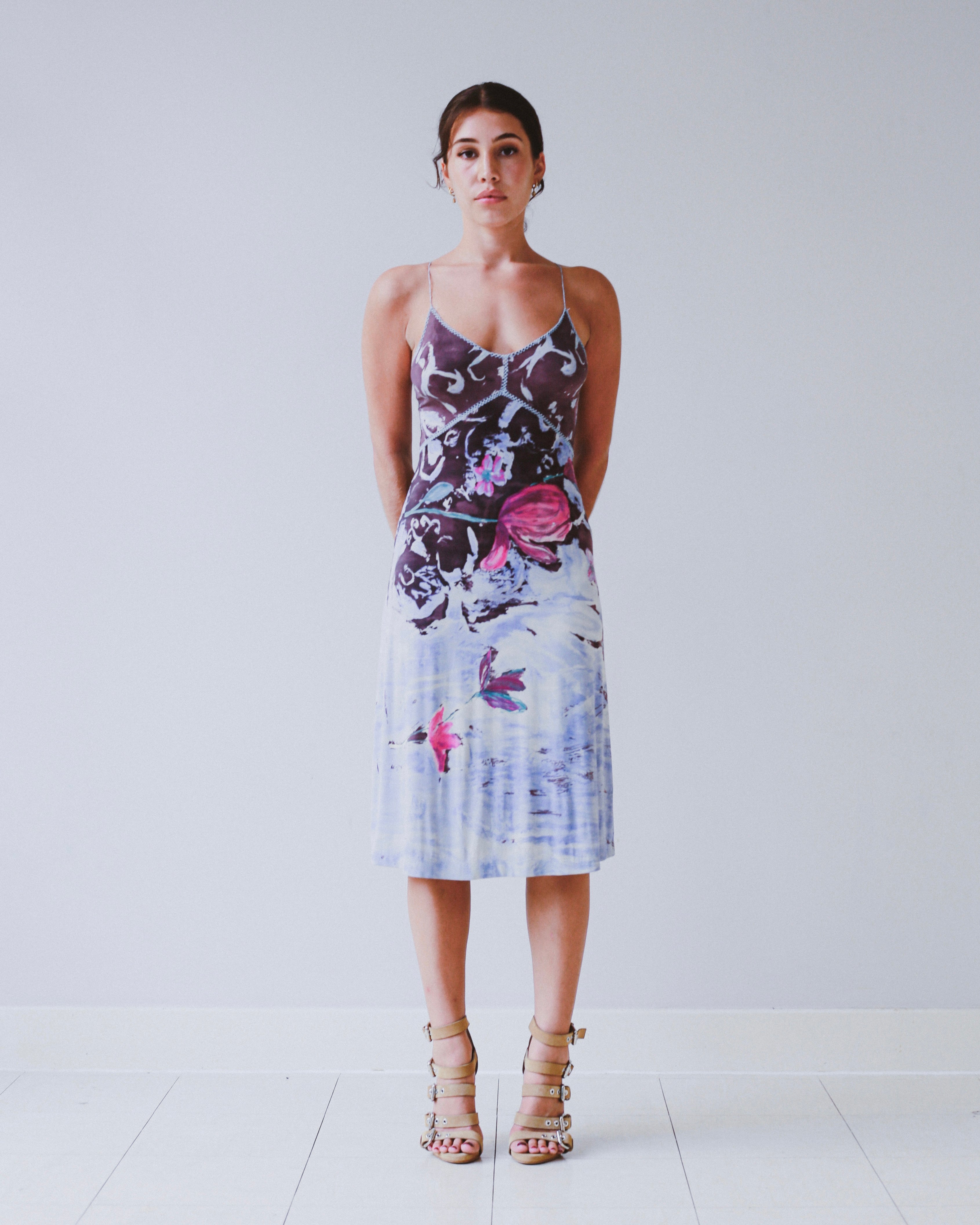 Plein Sud Jeans midi dress